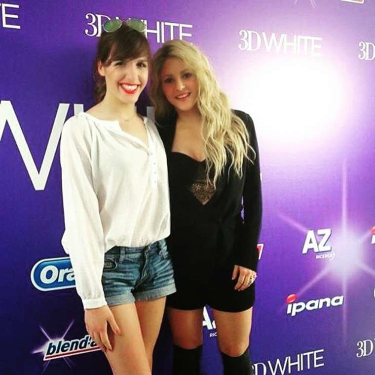 Shakira attends European Launch of Oral-B 3D White Whitestrips