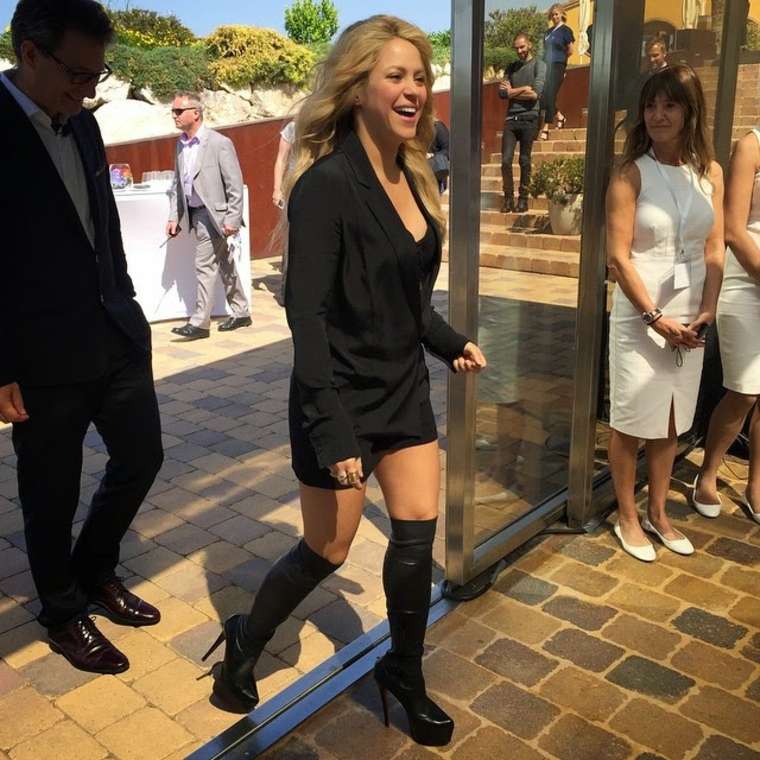 Shakira attends European Launch of Oral-B 3D White Whitestrips