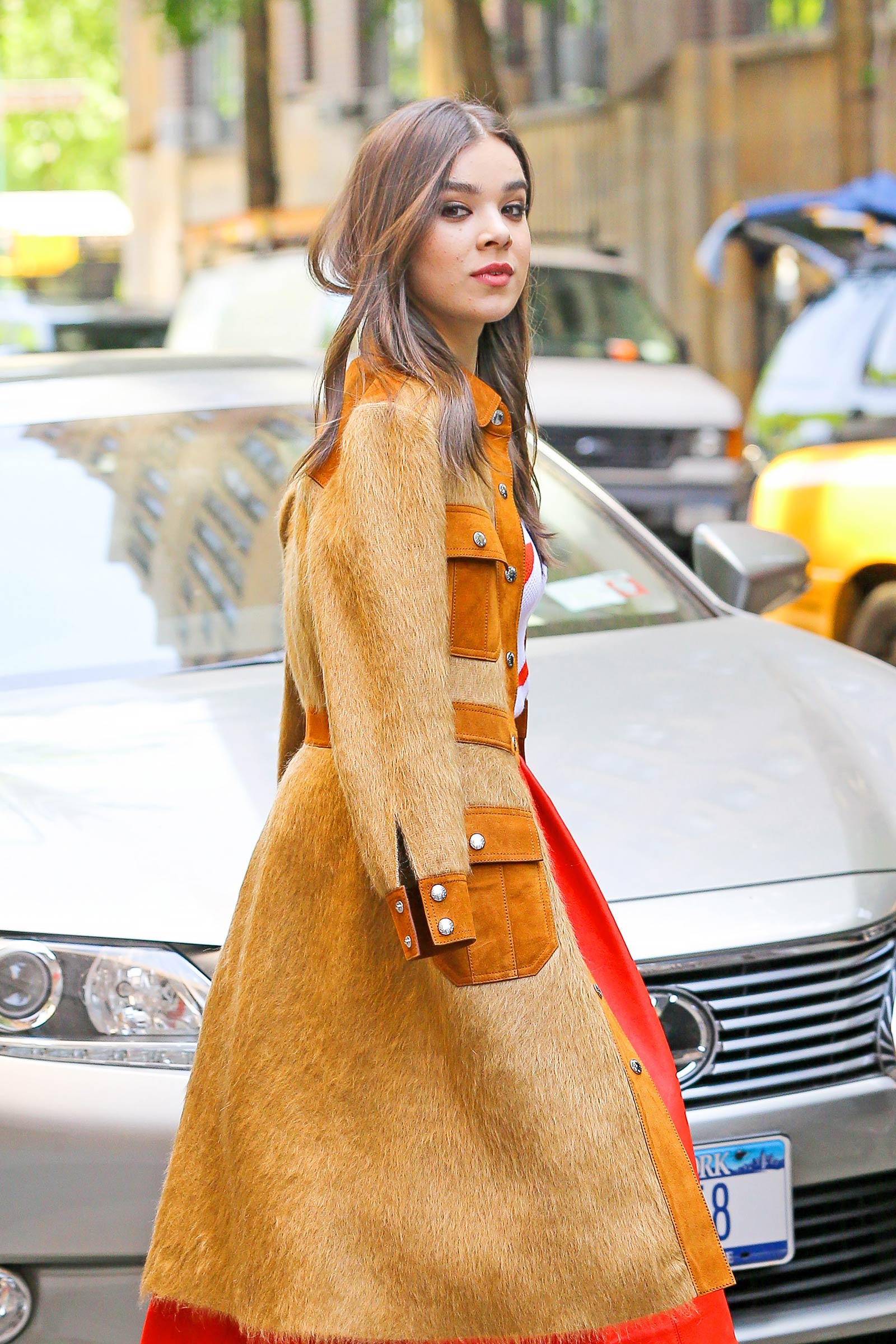 Hailee Steinfeld leaving The View in NYC