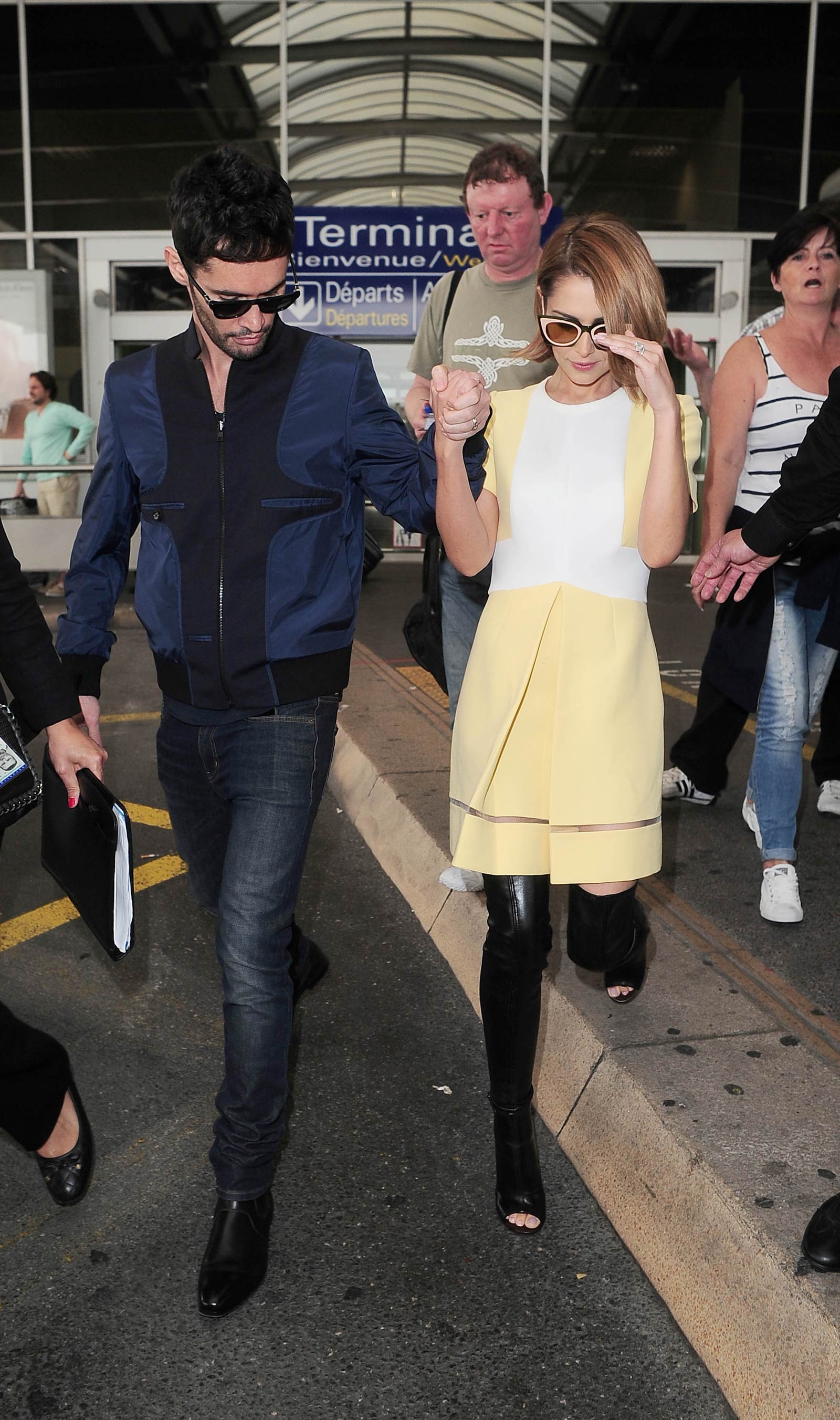 Cheryl Cole at Nice Cote d’Azur Airport in France