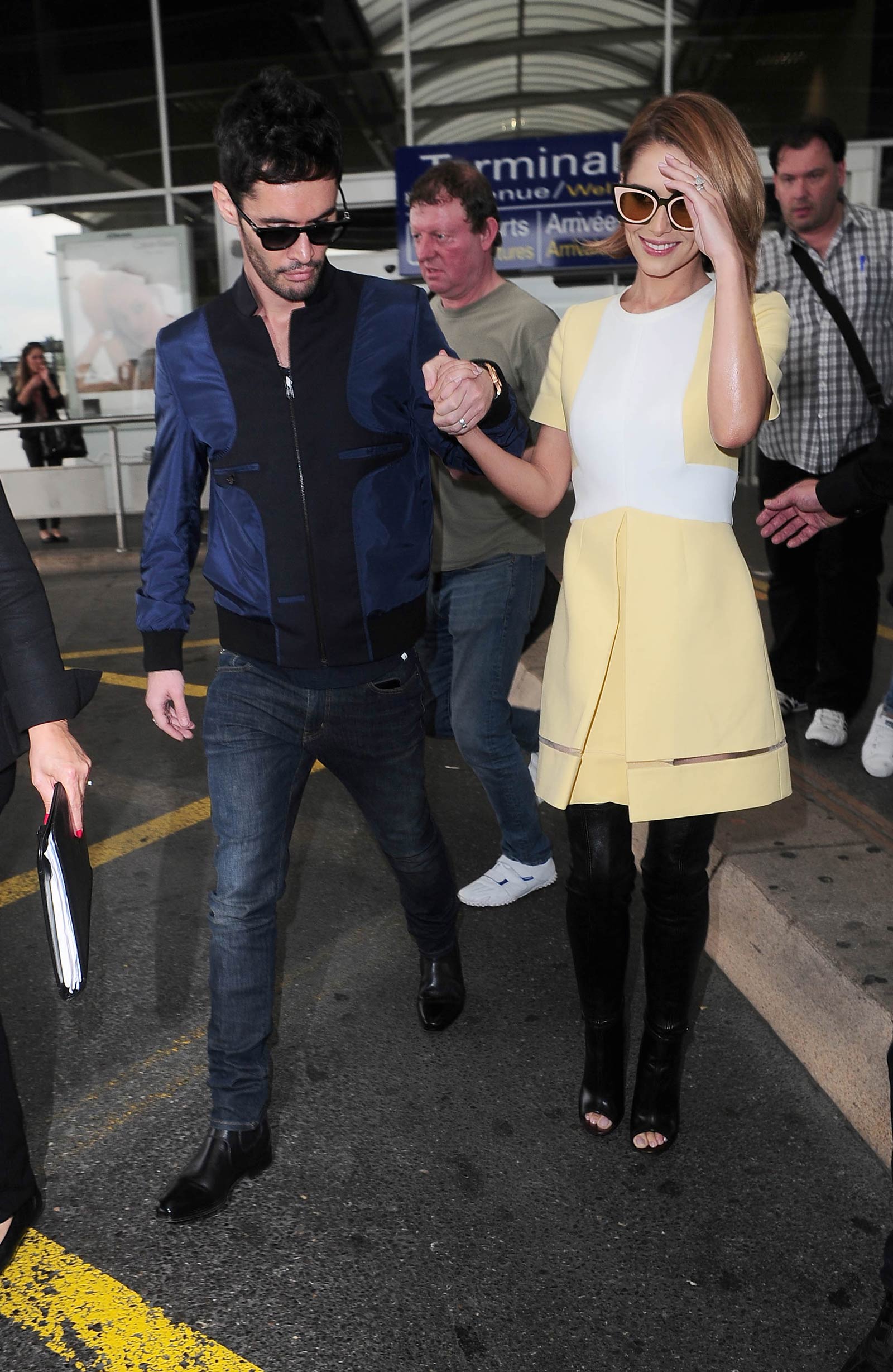 Cheryl Cole at Nice Cote d’Azur Airport in France