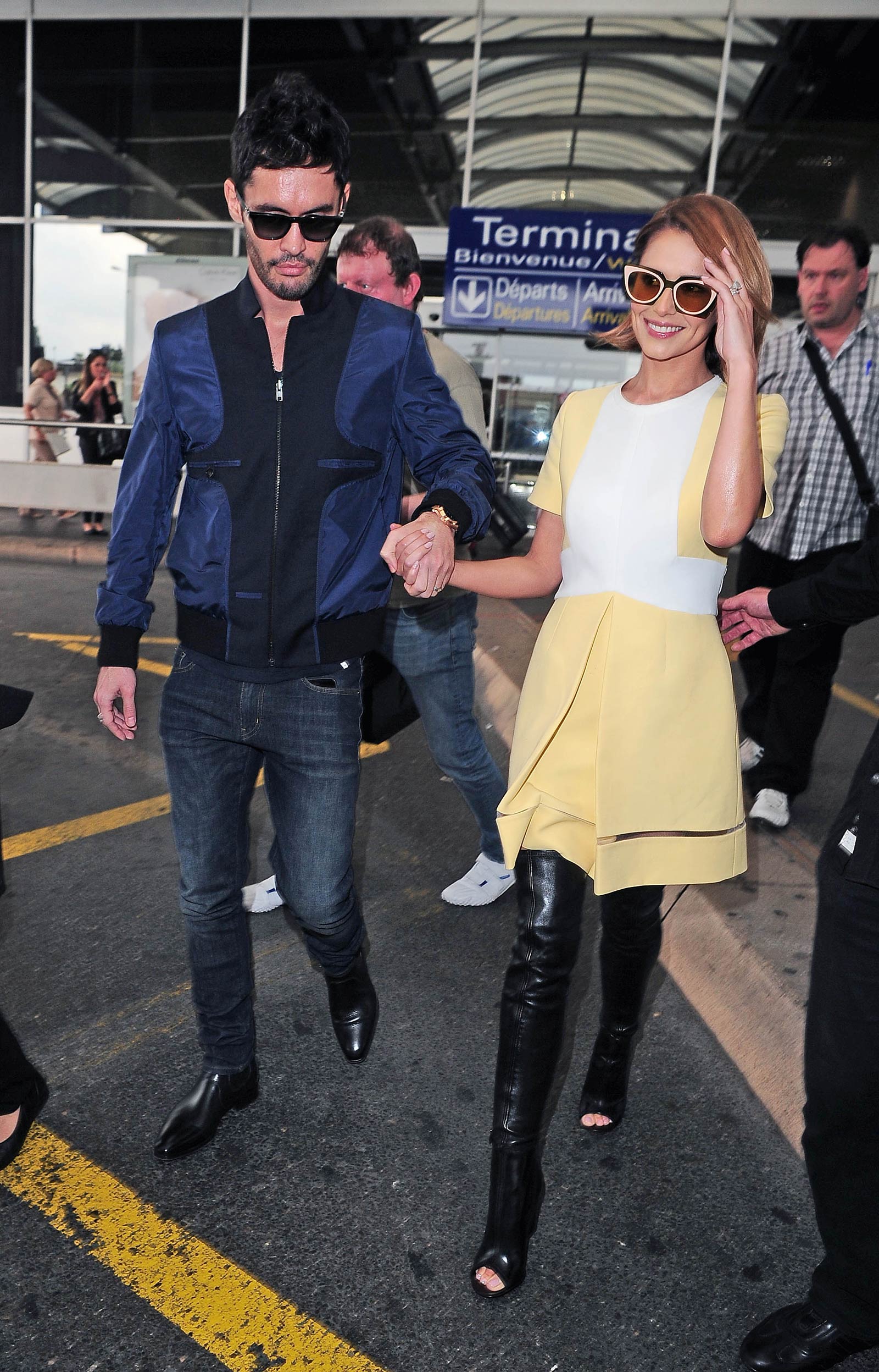 Cheryl Cole at Nice Cote d’Azur Airport in France