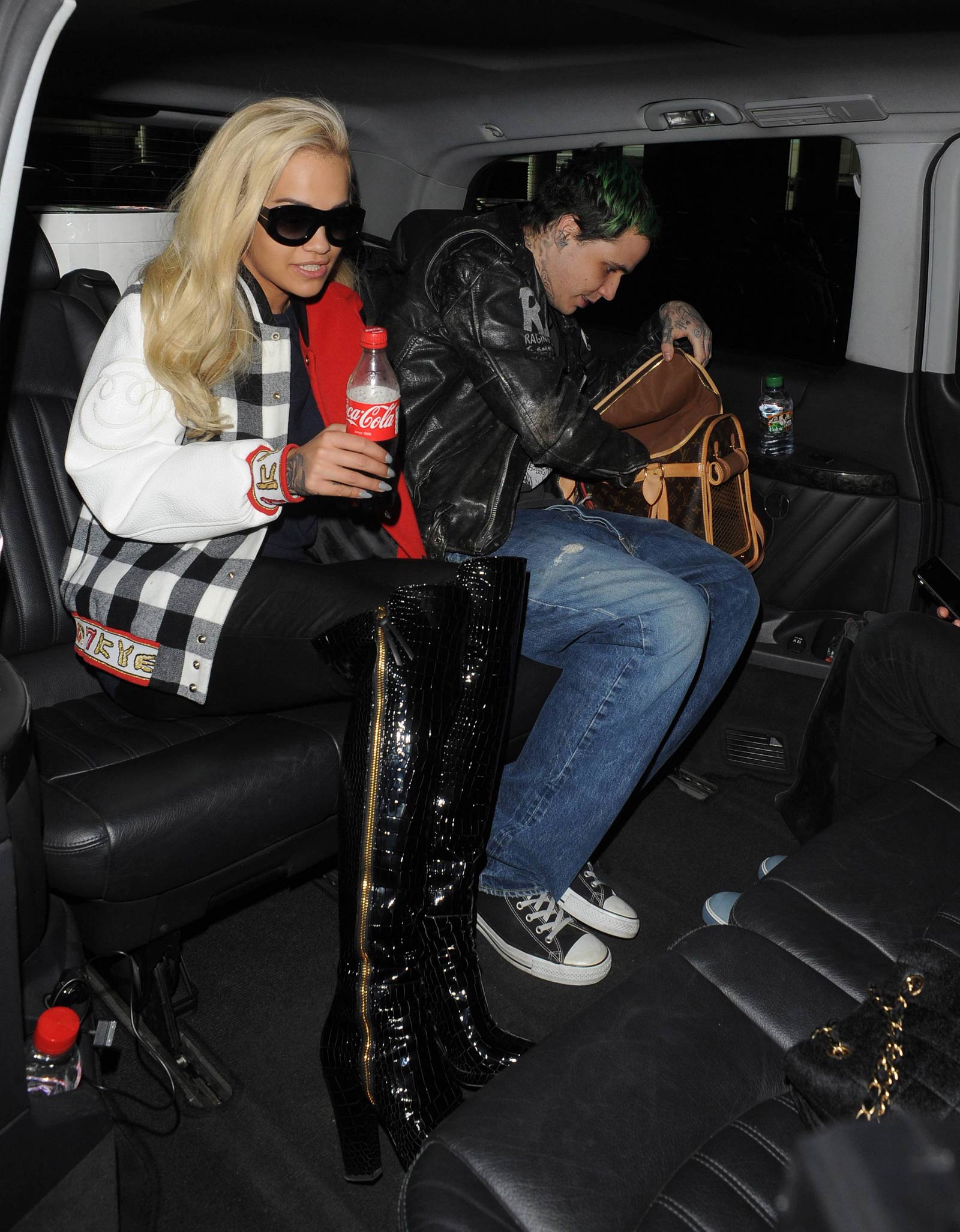 Rita Ora arrives at Heathrow Airport