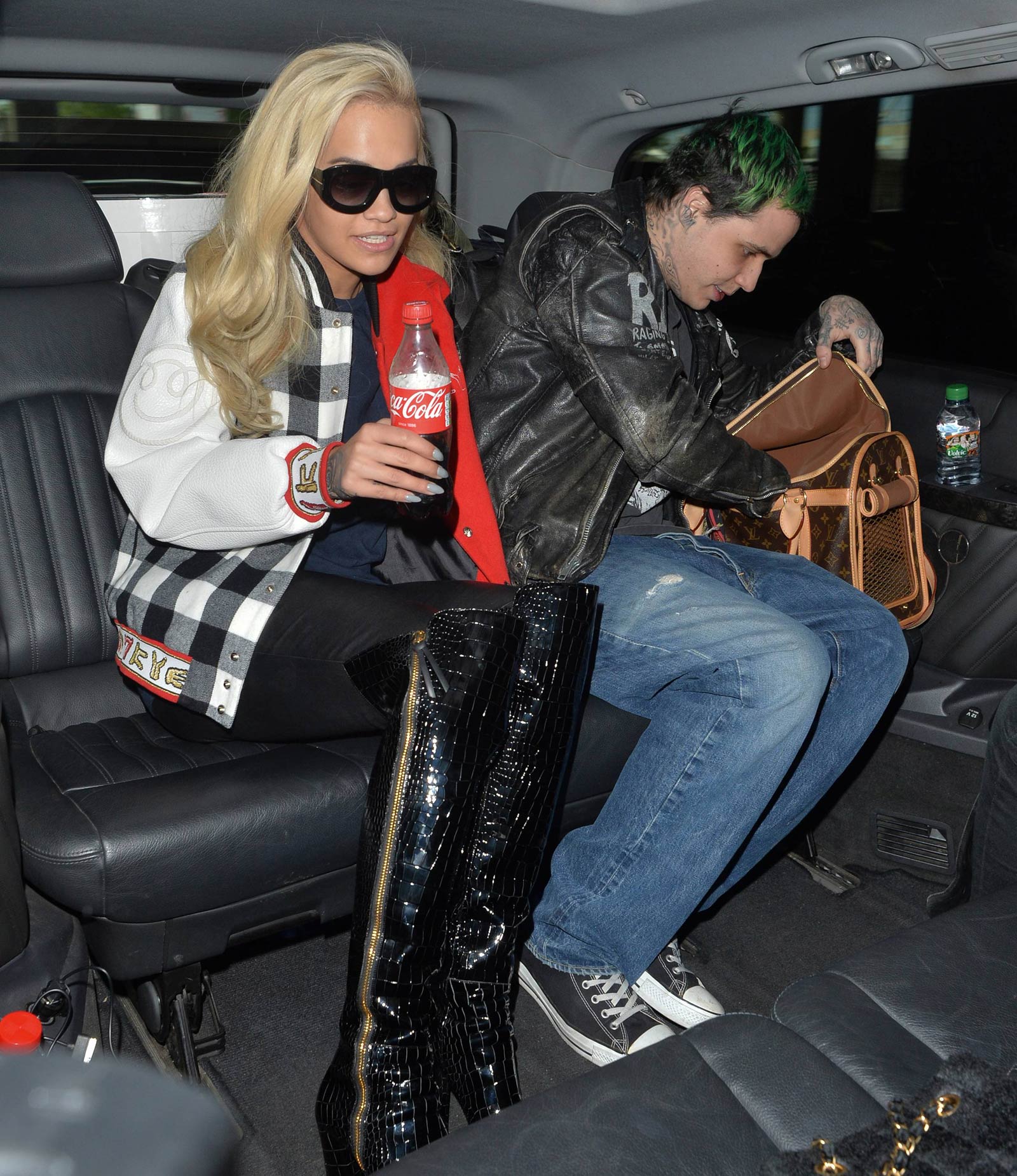 Rita Ora arrives at Heathrow Airport