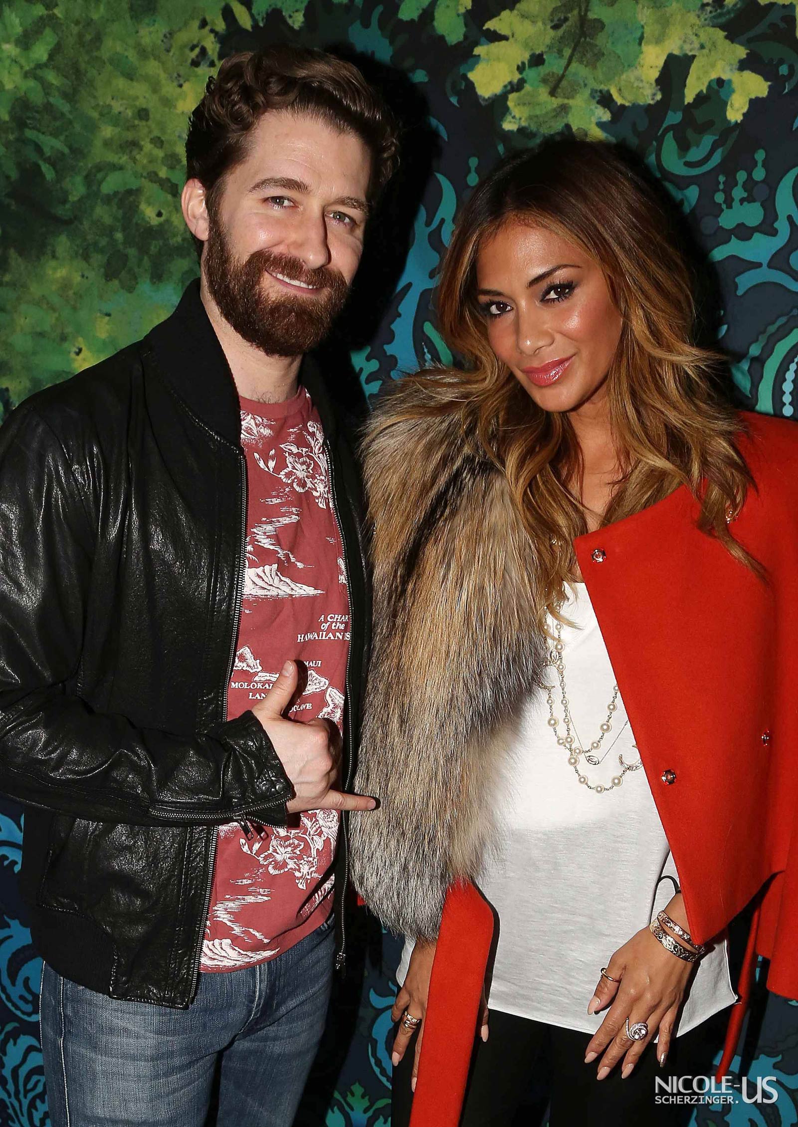 Nicole Scherzinger poses backstage at the musical Finding Neverland