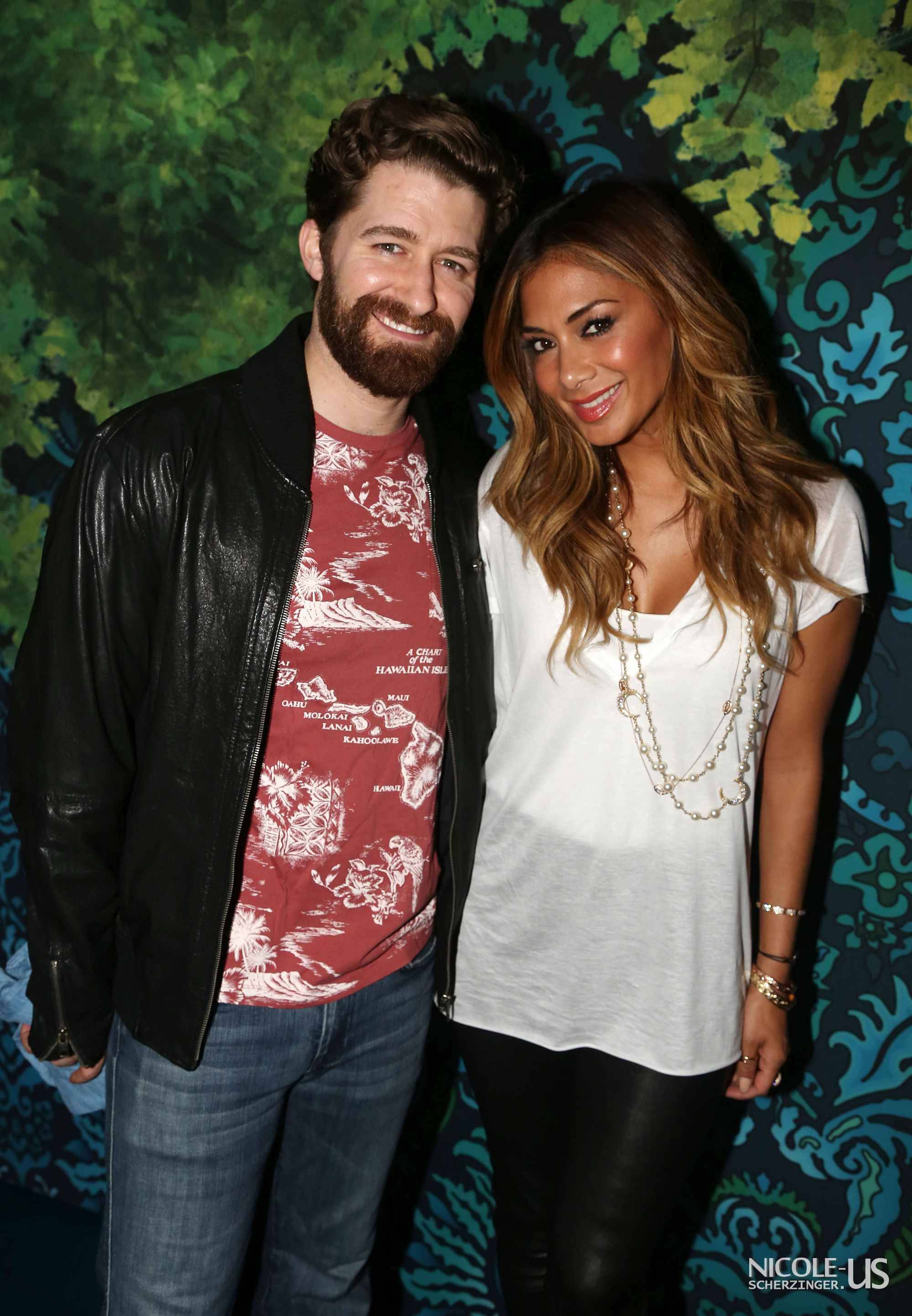 Nicole Scherzinger poses backstage at the musical Finding Neverland