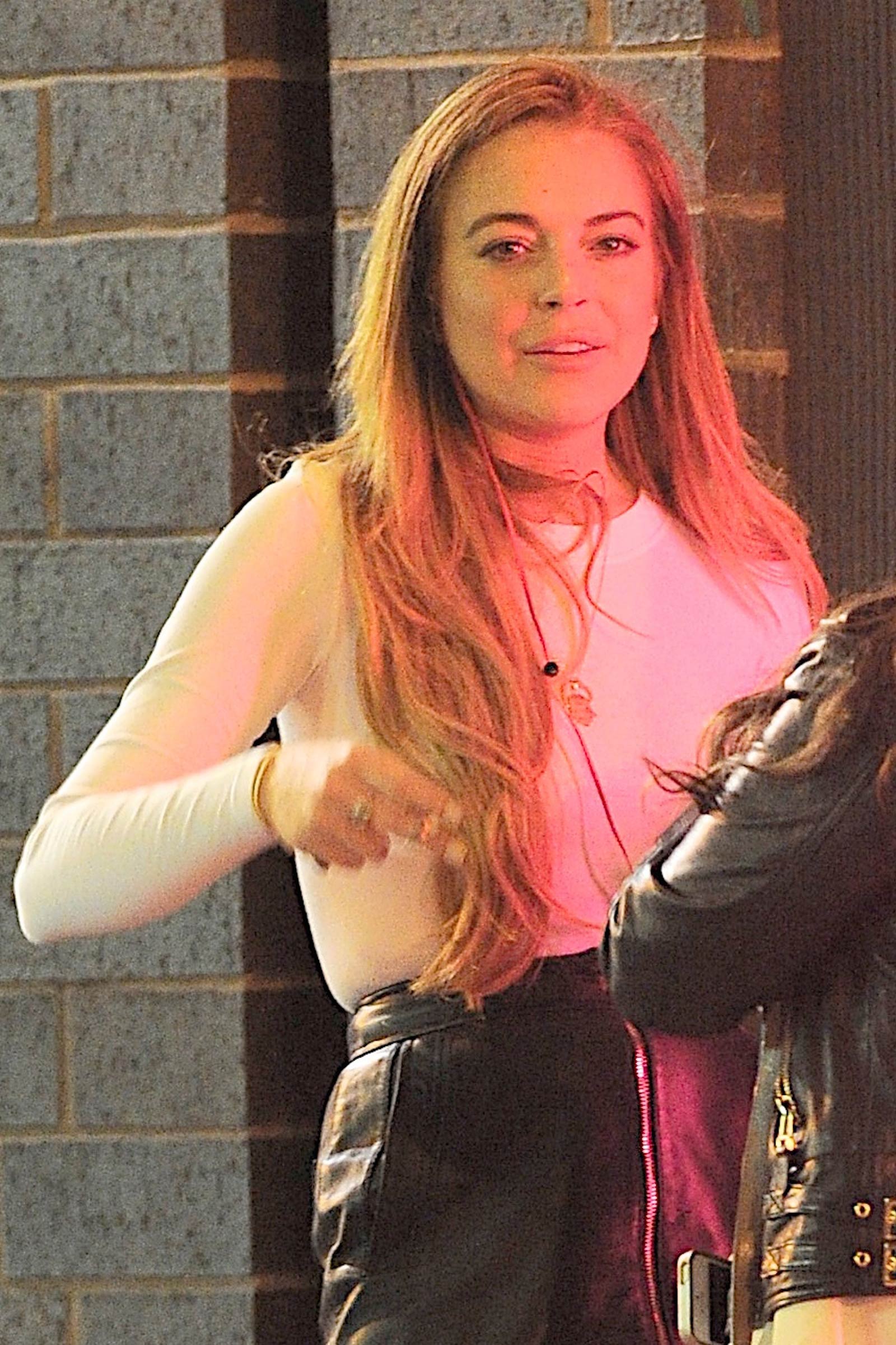 Lindsay Lohan Out in New York City