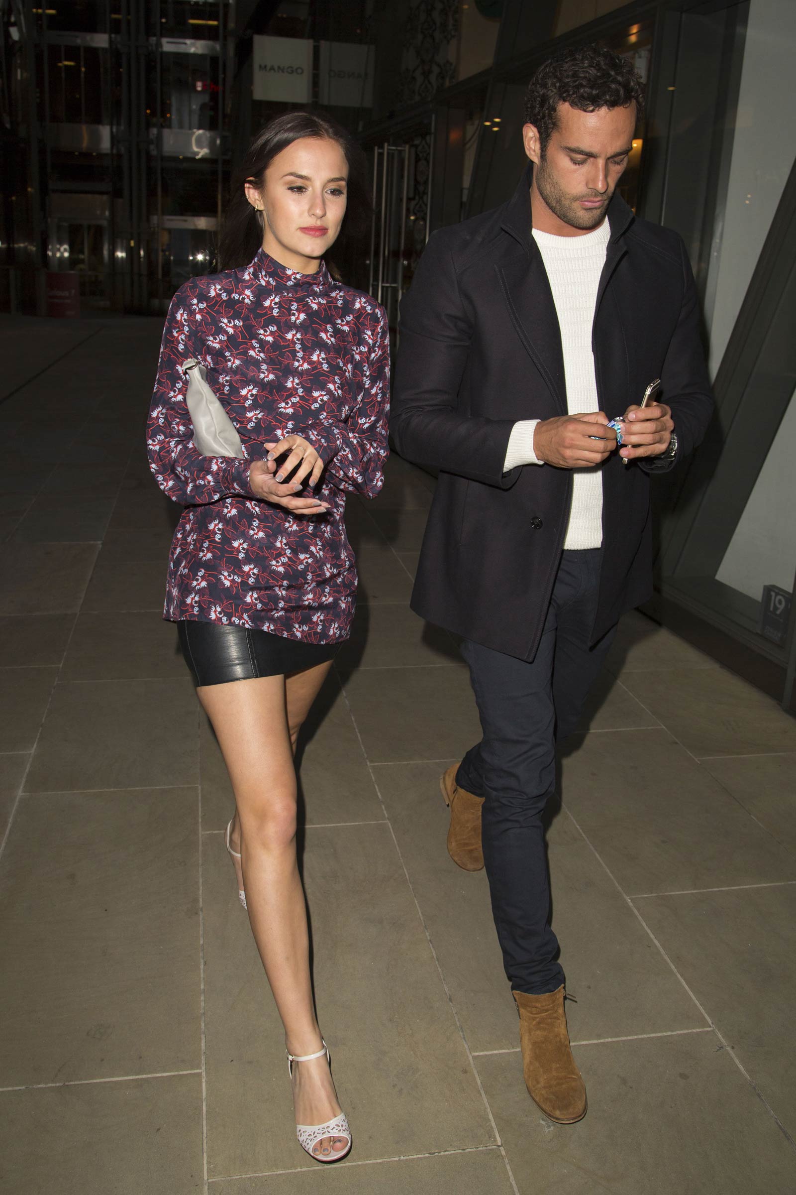 Lucy Watson attends Moet Ice Imperial Summer Party Pop Up Launch Event