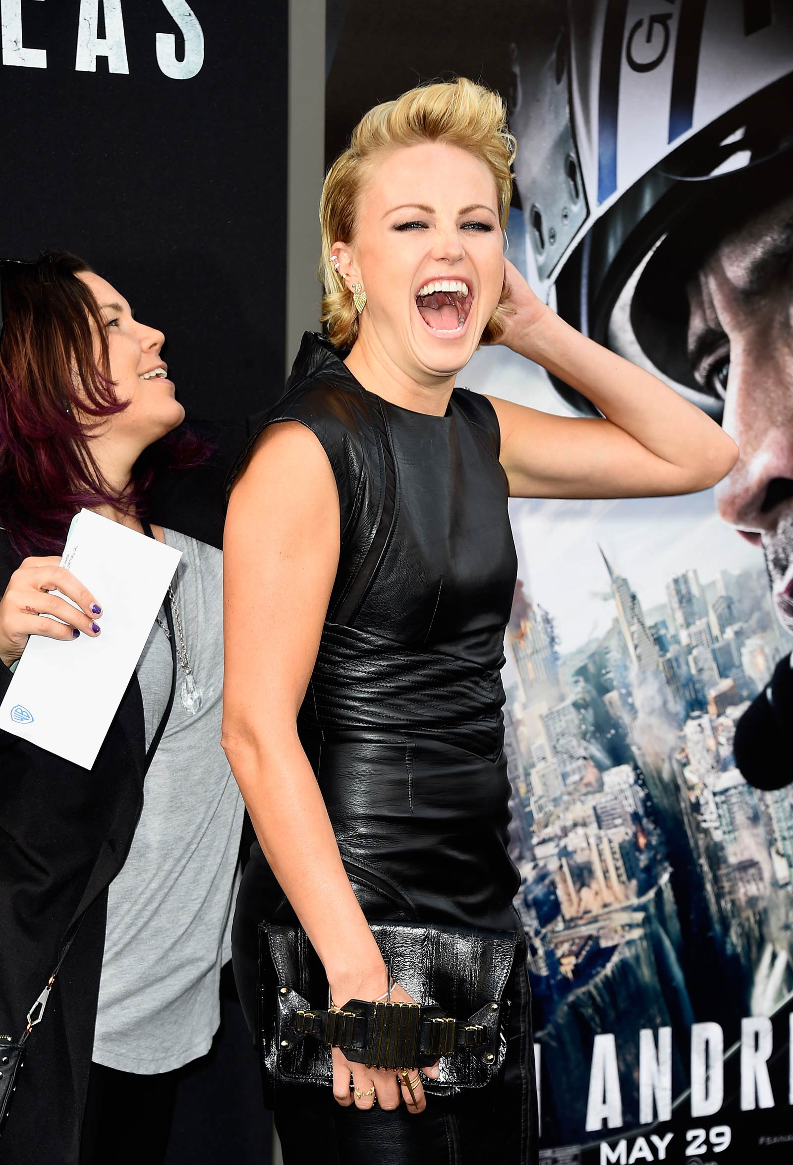 Malin Akerman attends San Andreas premiere