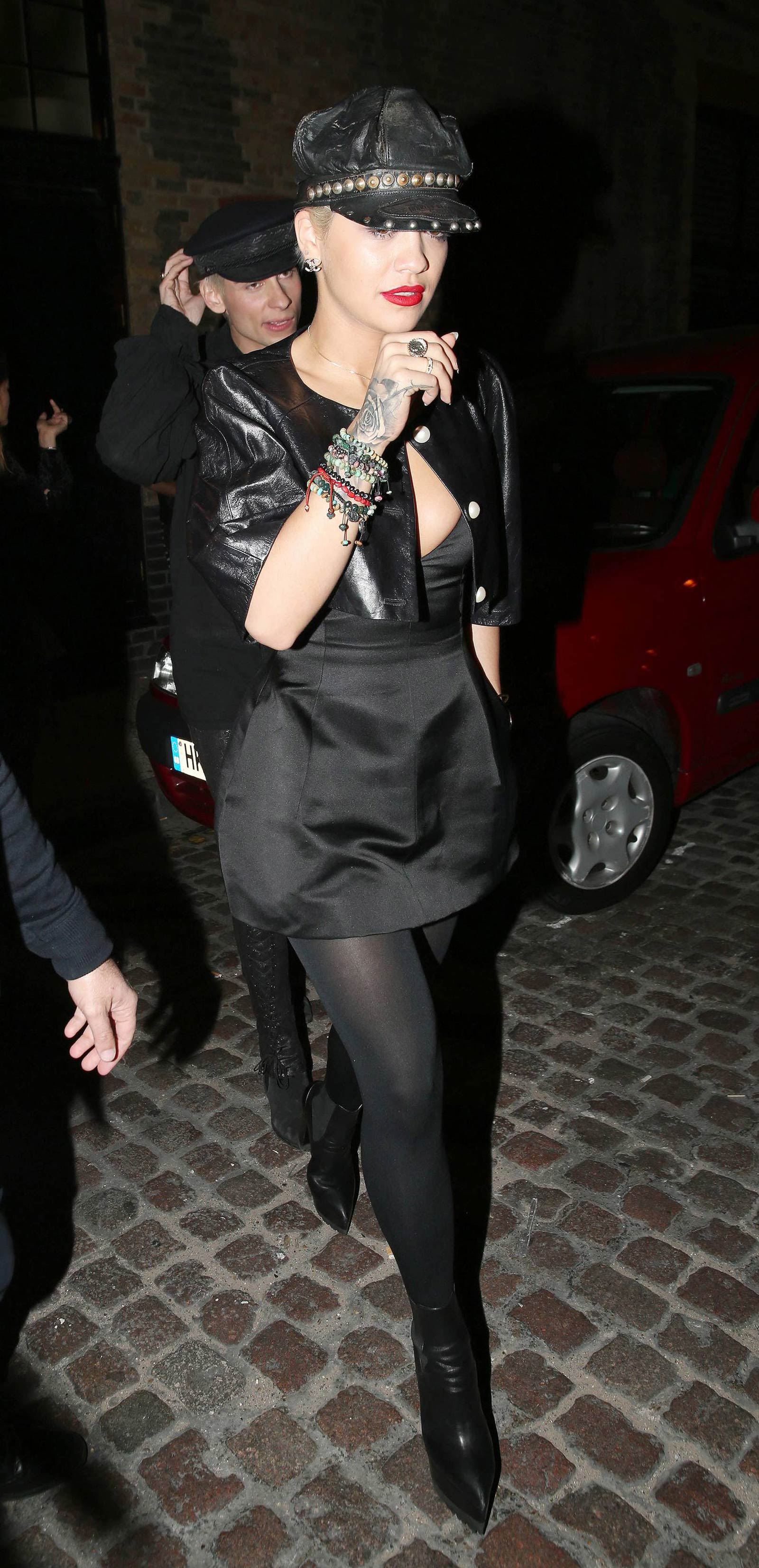 Rita Ora seen at Chiltern Firehouse