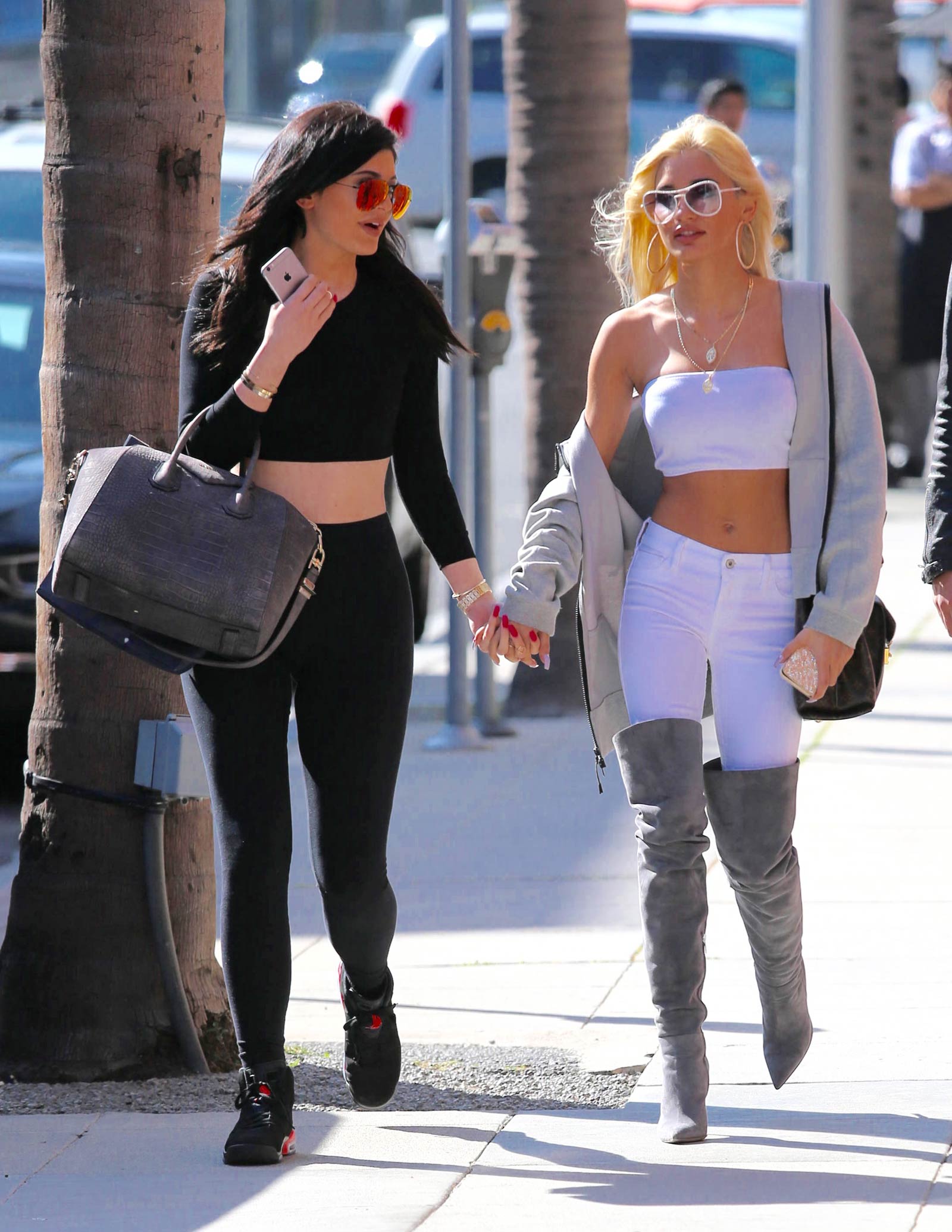 Kylie Jenner and Pia Mia Perez out in Calabasas