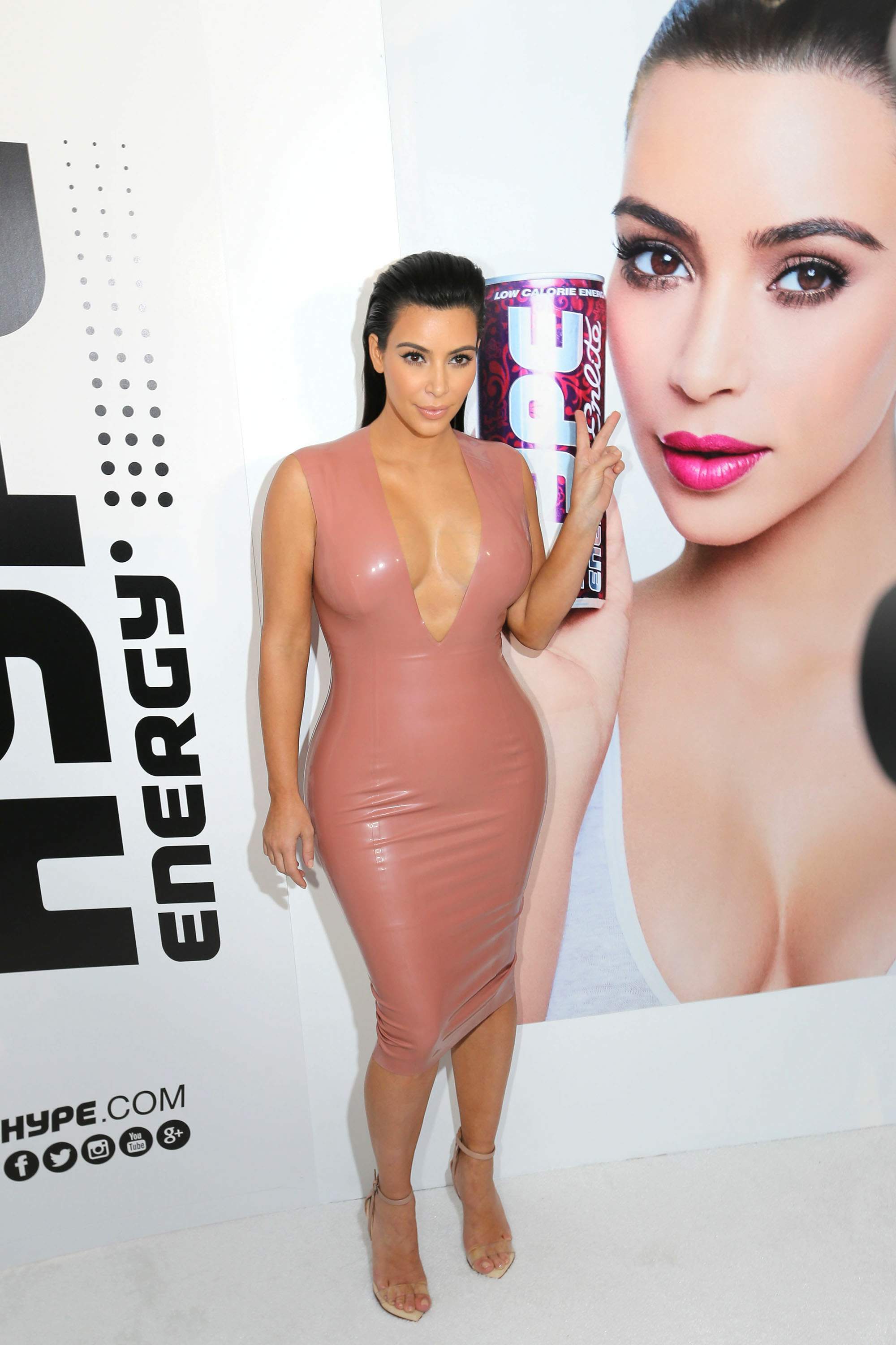 Kim Kardashian West attends the Hype Energy Drinks U.S. Launch