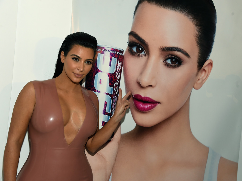 Kim Kardashian West attends the Hype Energy Drinks U.S. Launch