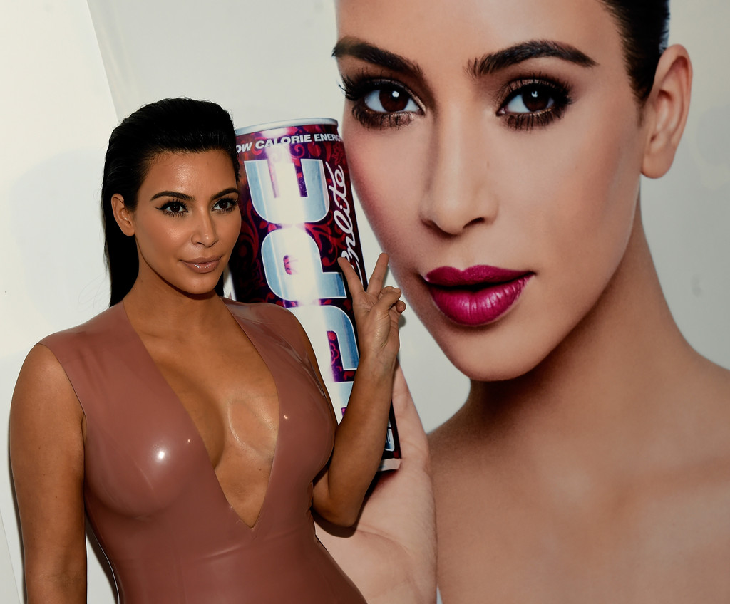 Kim Kardashian West attends the Hype Energy Drinks U.S. Launch