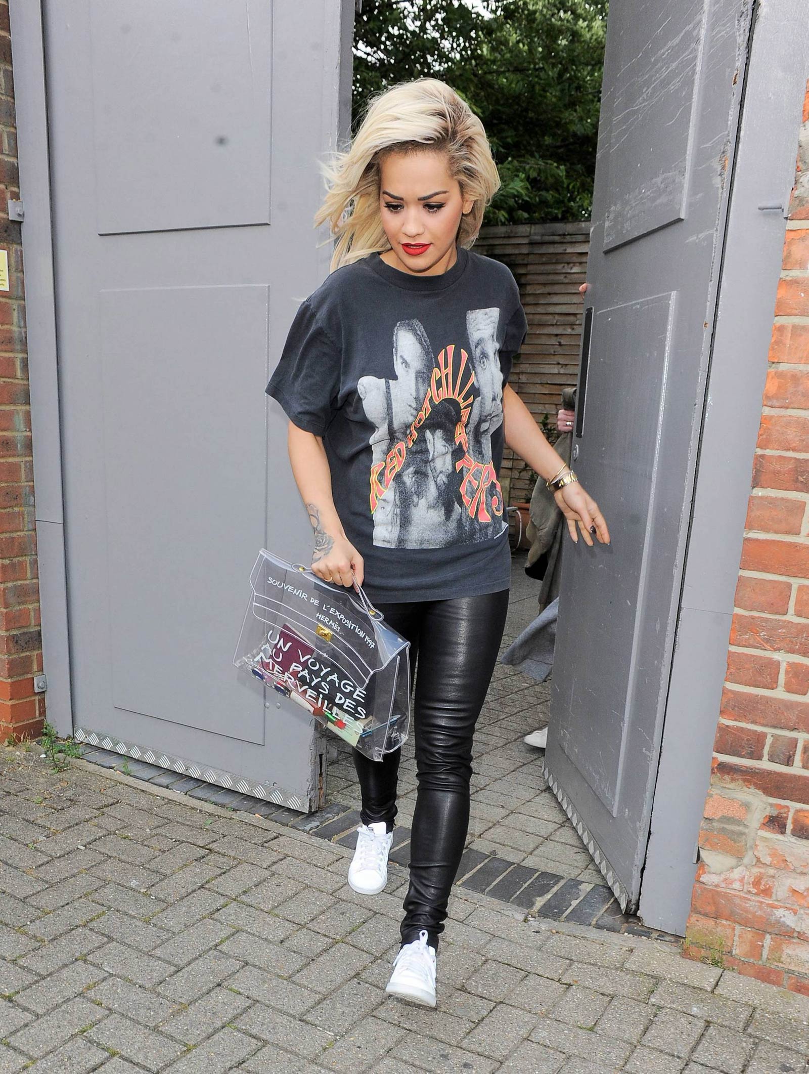Rita Ora leaving a photo studio in London