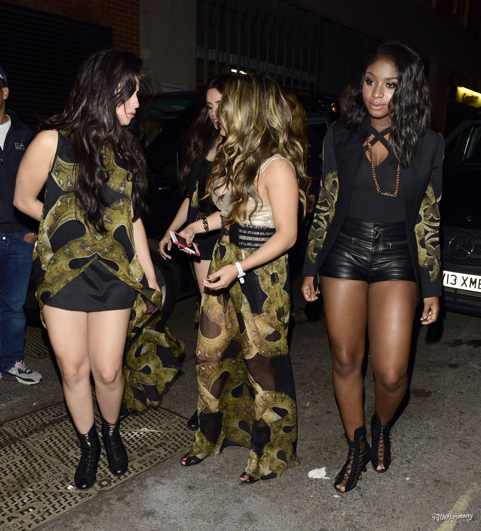 Fifth Harmony leaving Libertine nightclub