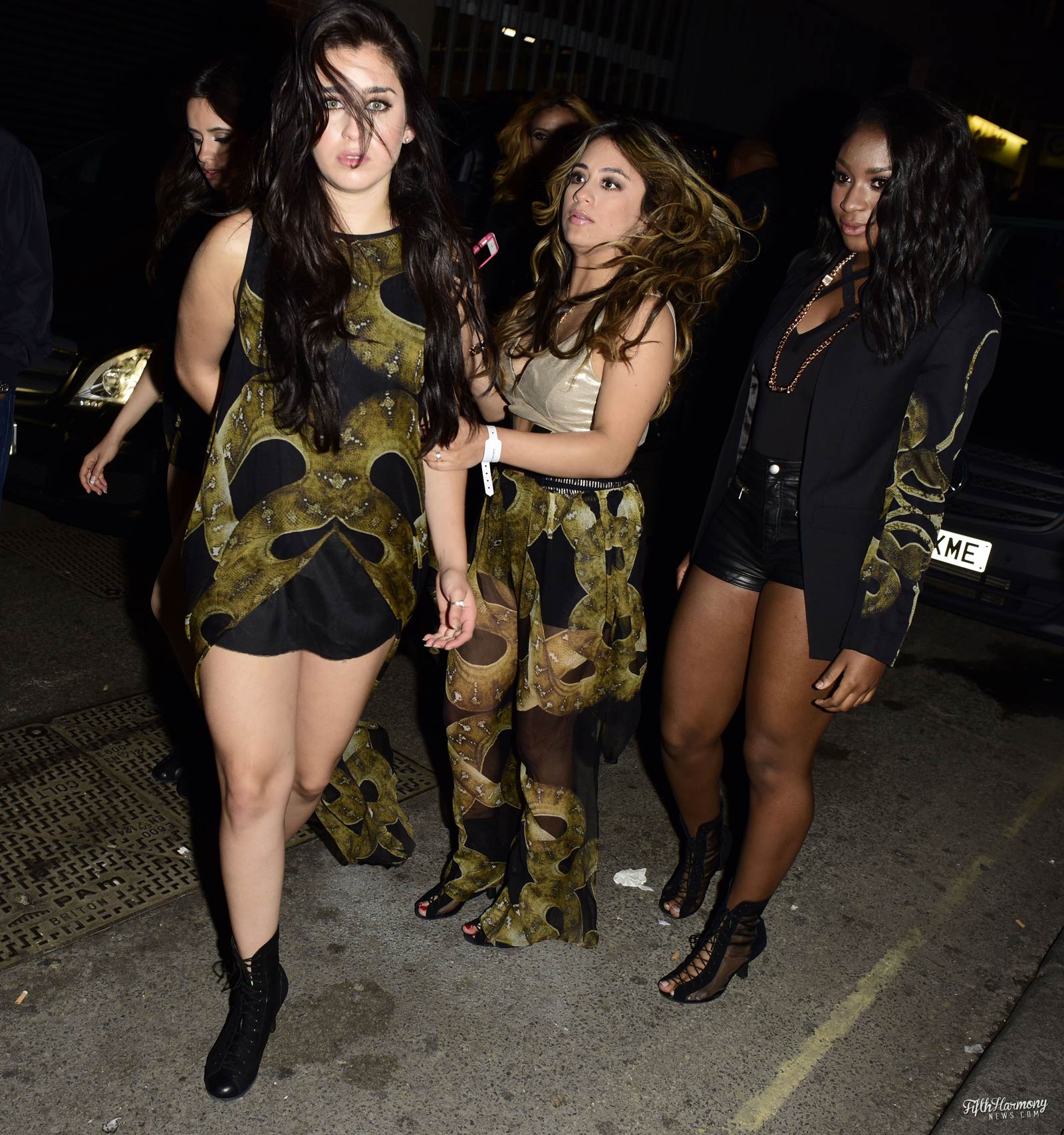 Fifth Harmony leaving Libertine nightclub