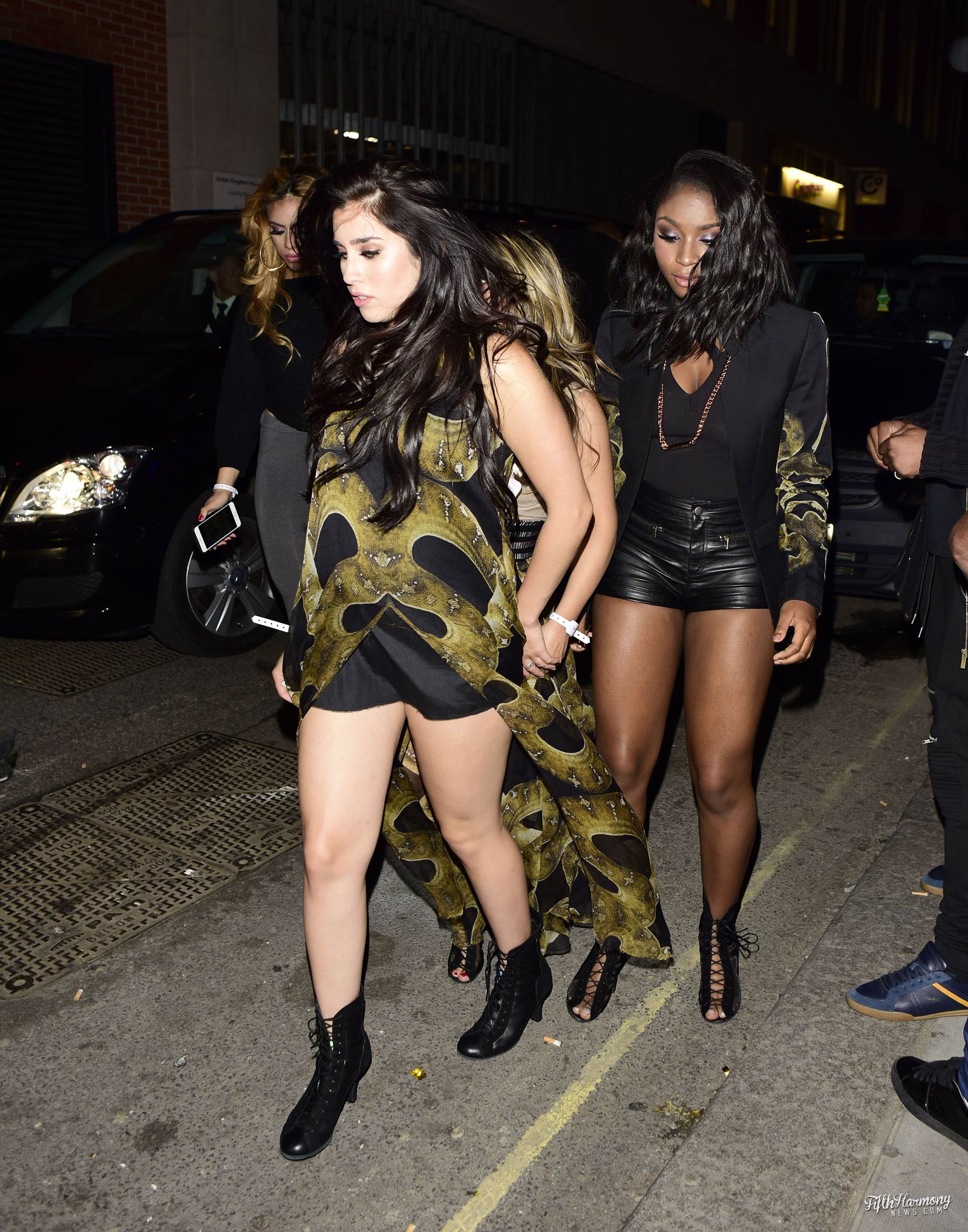 Fifth Harmony leaving Libertine nightclub