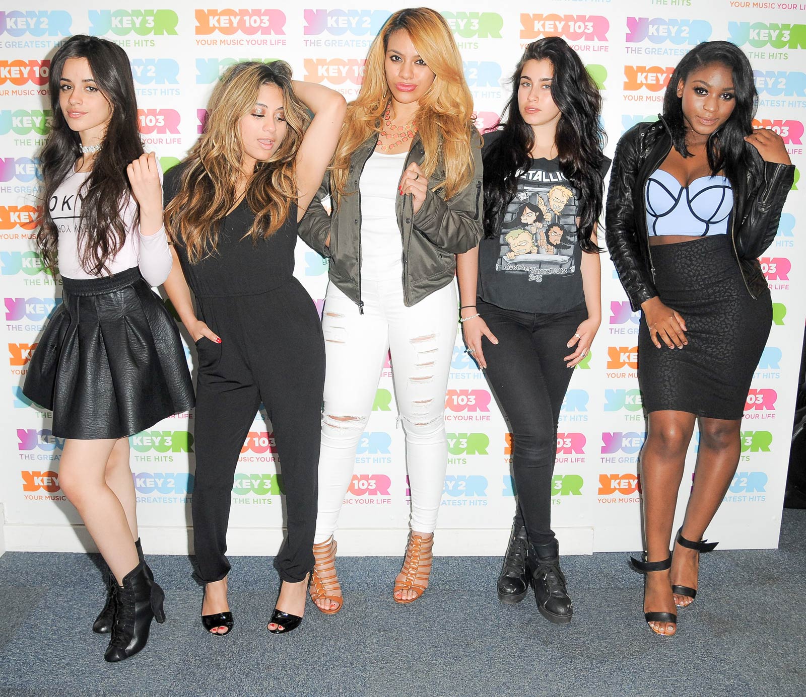 Fifth Harmony at Radio Station Key 103 in Manchester