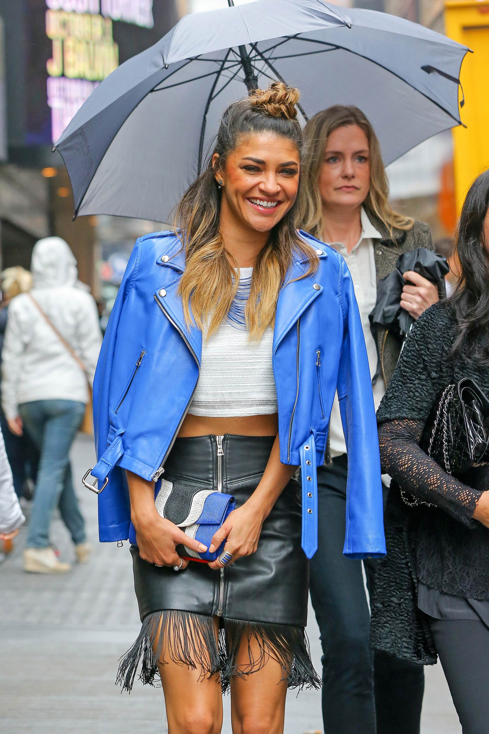 Jessica Szohr out and about in NYC