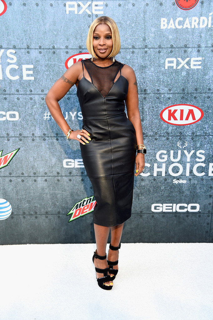 Mary J. Blige arrives at Spike TV’s Guys Choice 2015