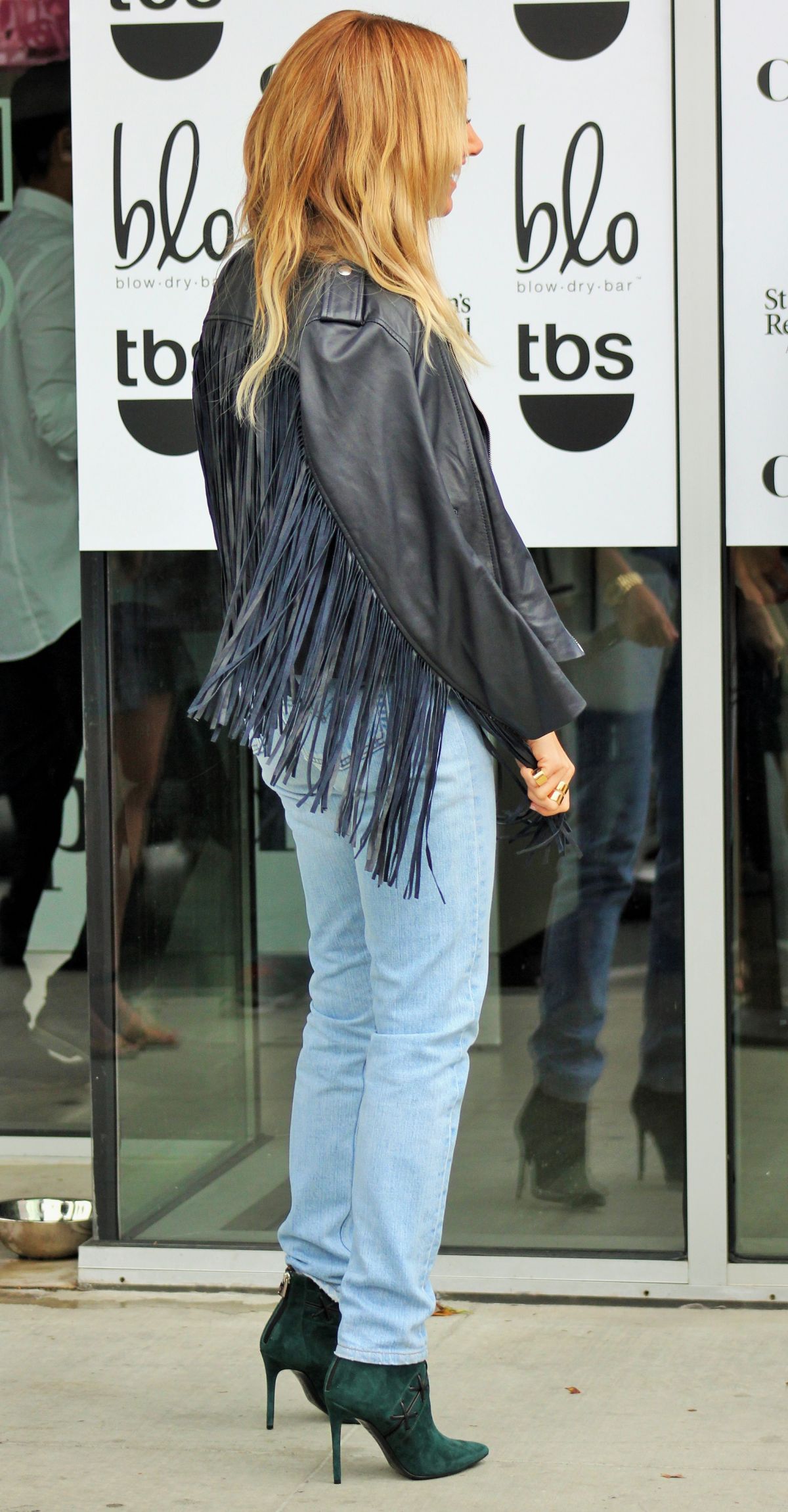 Ashley Tisdale in Jeans at Clipped Event