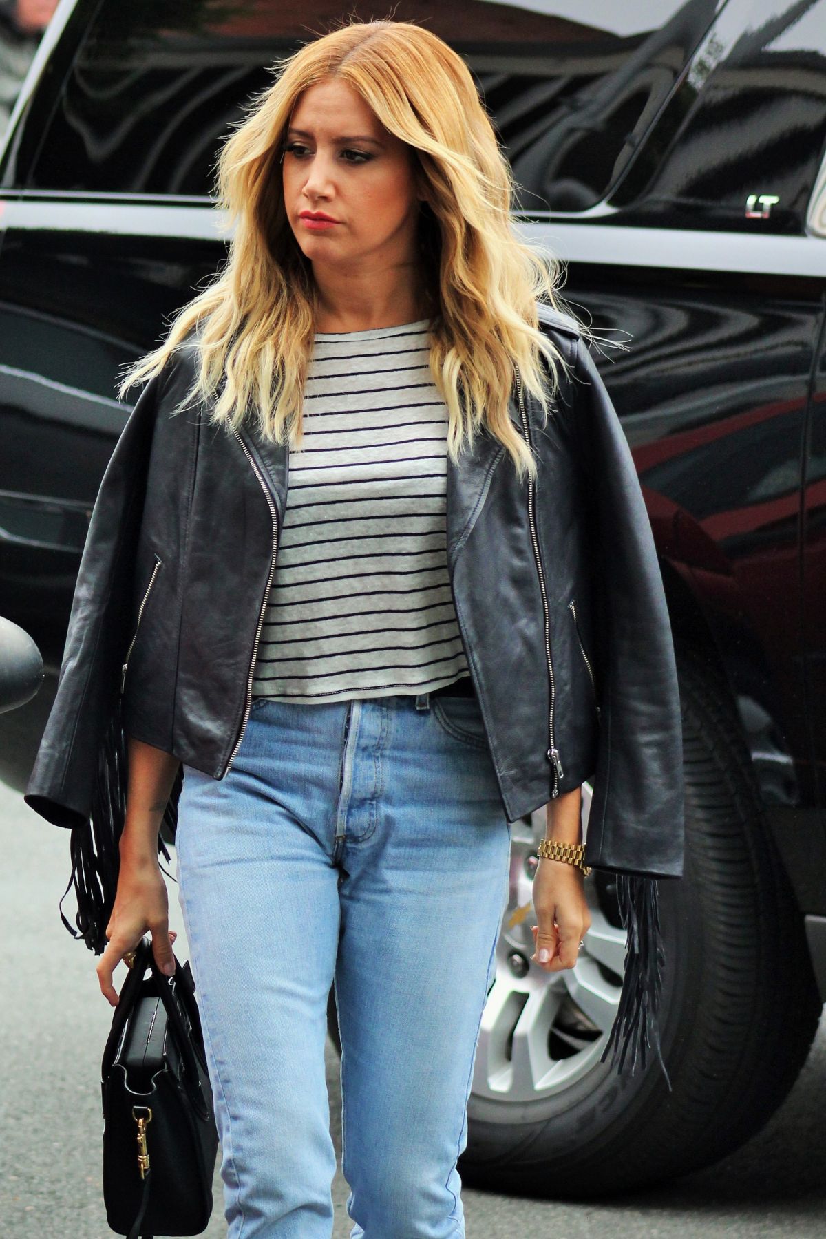 Ashley Tisdale in Jeans at Clipped Event