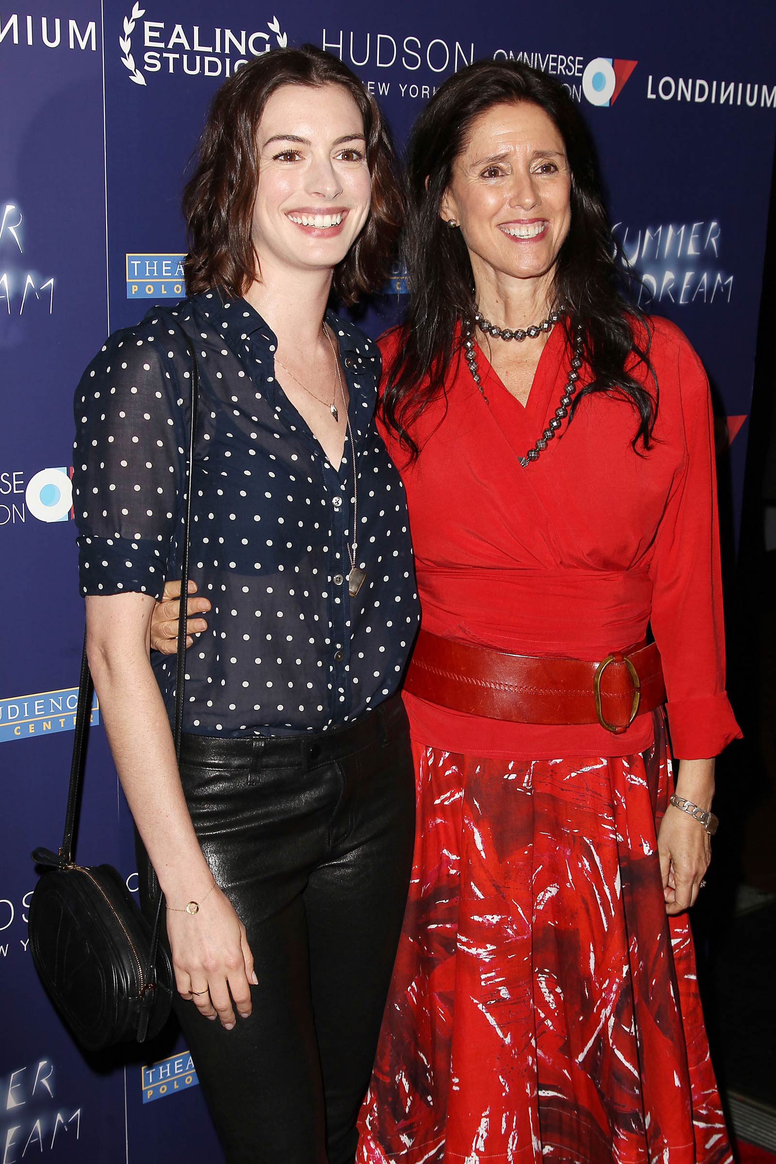 Anne Hathaway attends A Midsummer Night’s Dream premiere