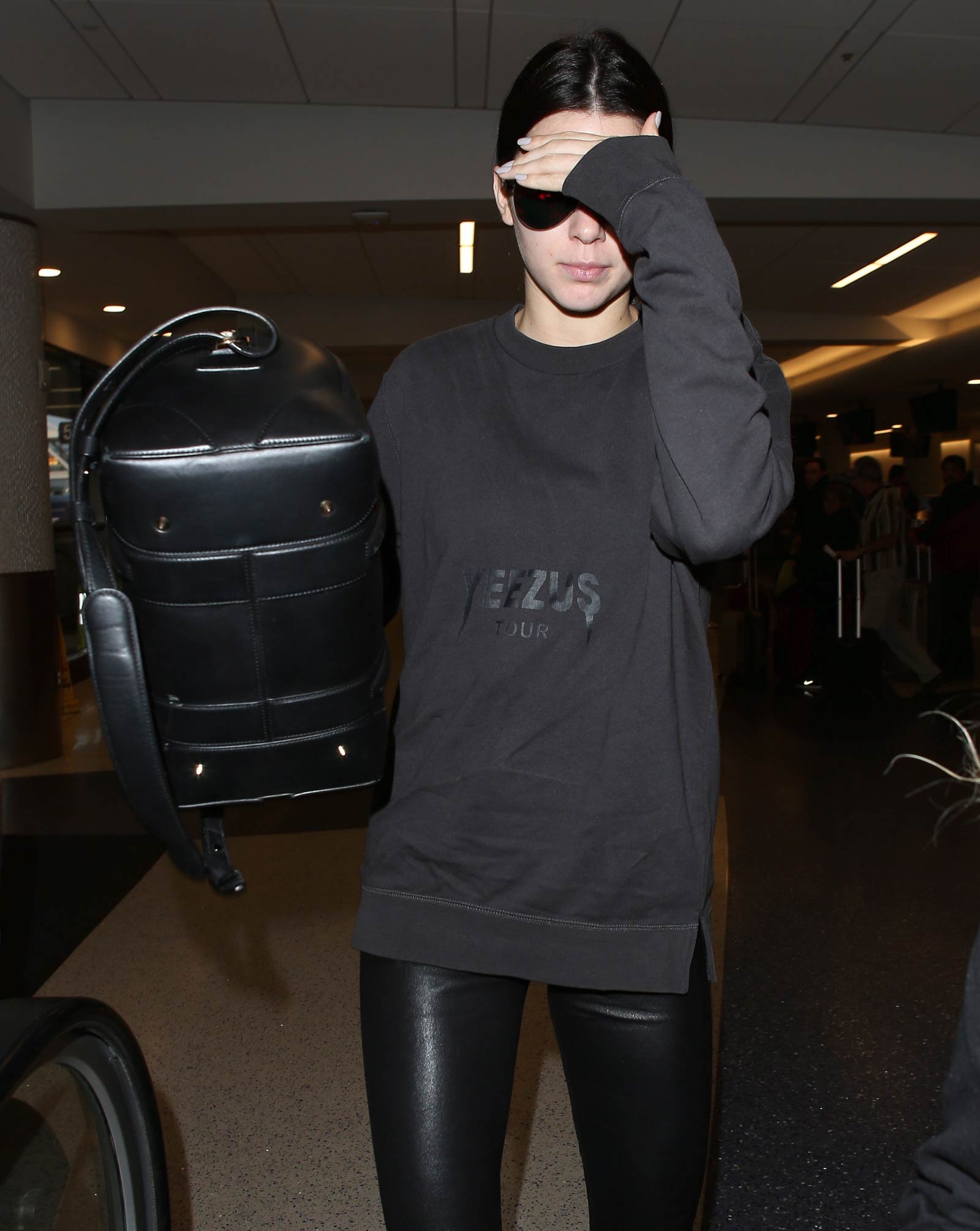 Kendall Jenner arrives at LAX Airport