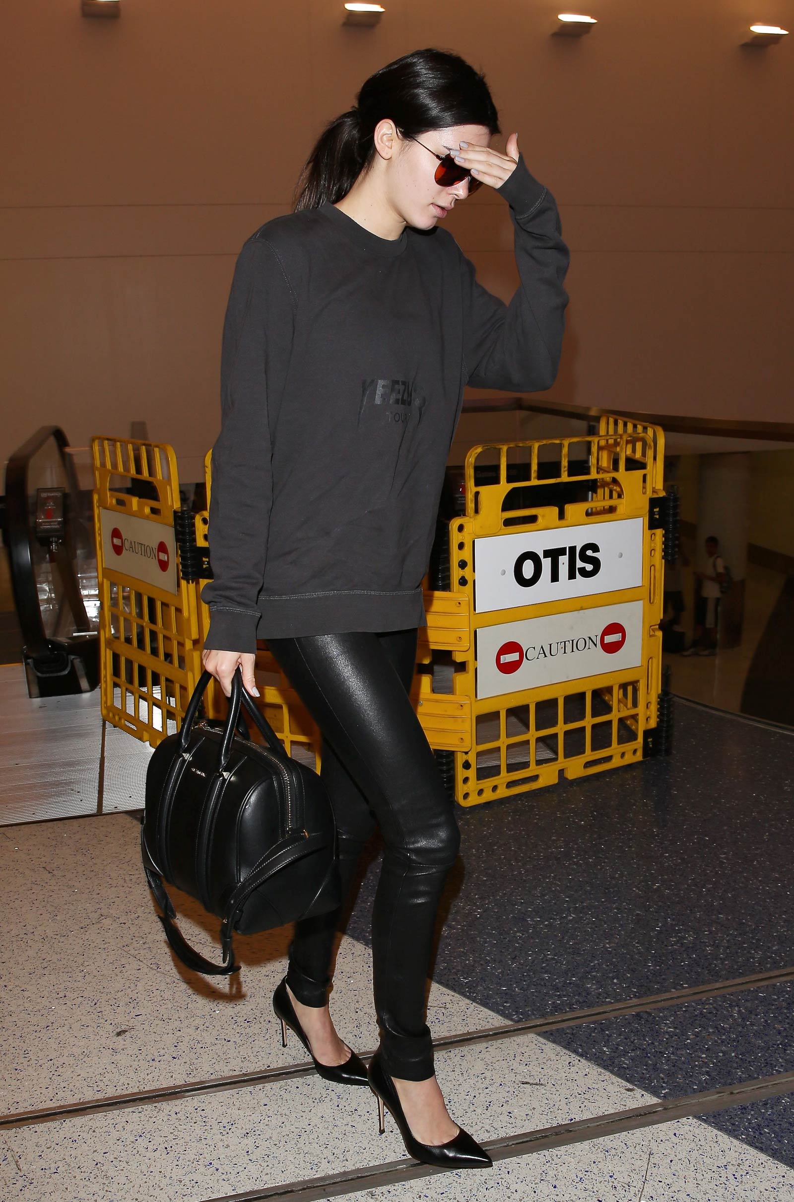 Kendall Jenner arrives at LAX Airport