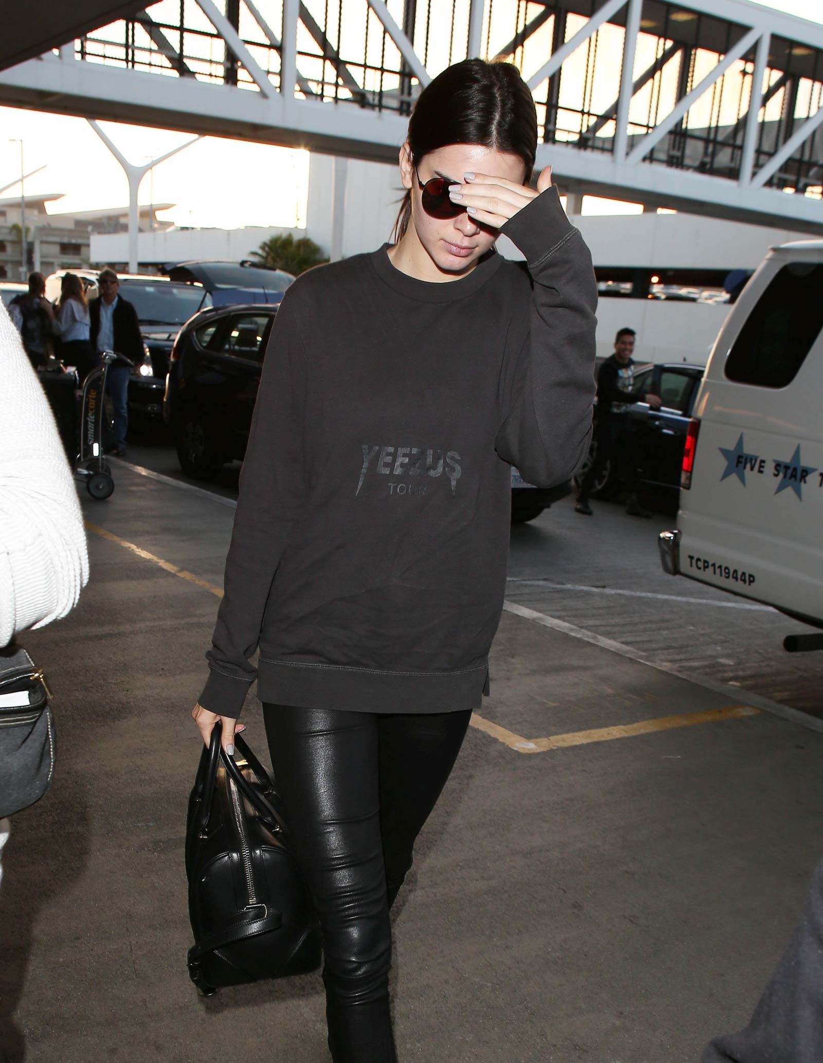 Kendall Jenner arrives at LAX Airport