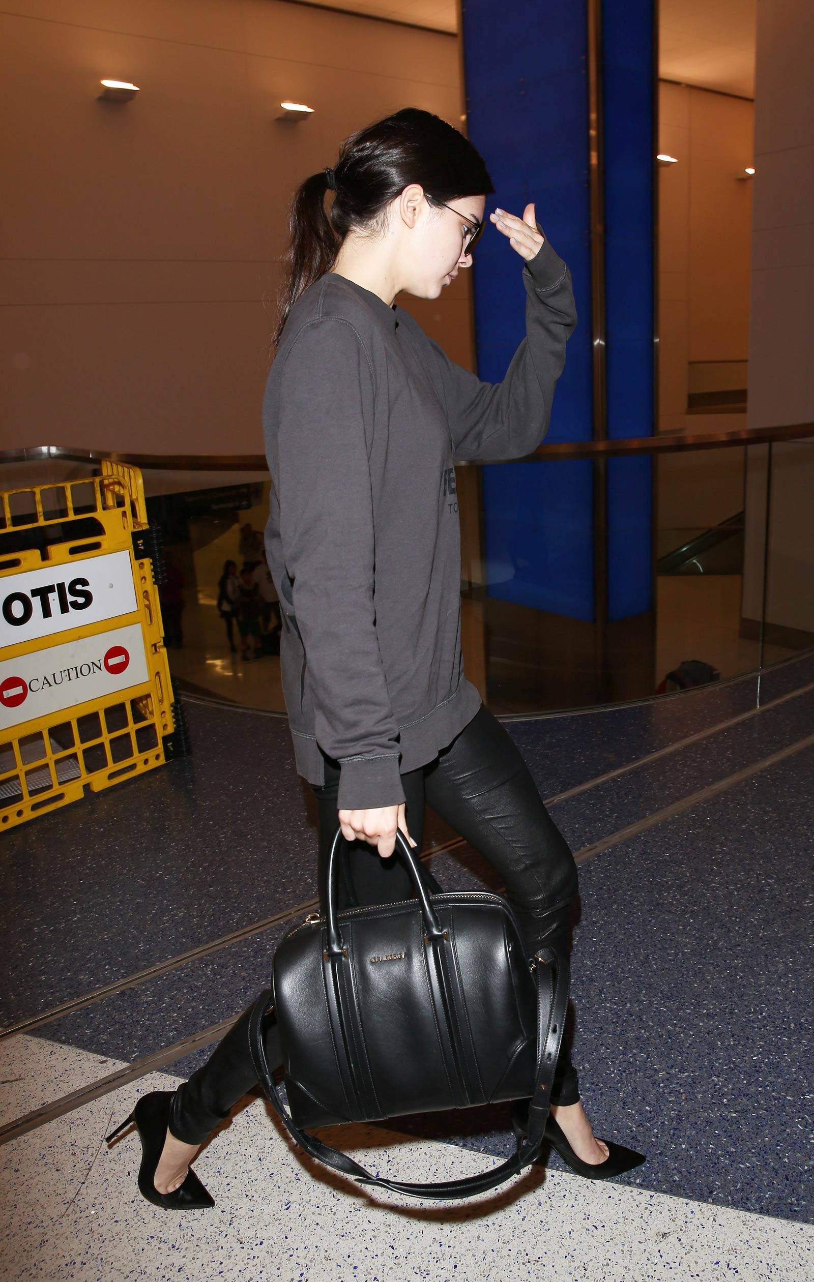 Kendall Jenner arrives at LAX Airport