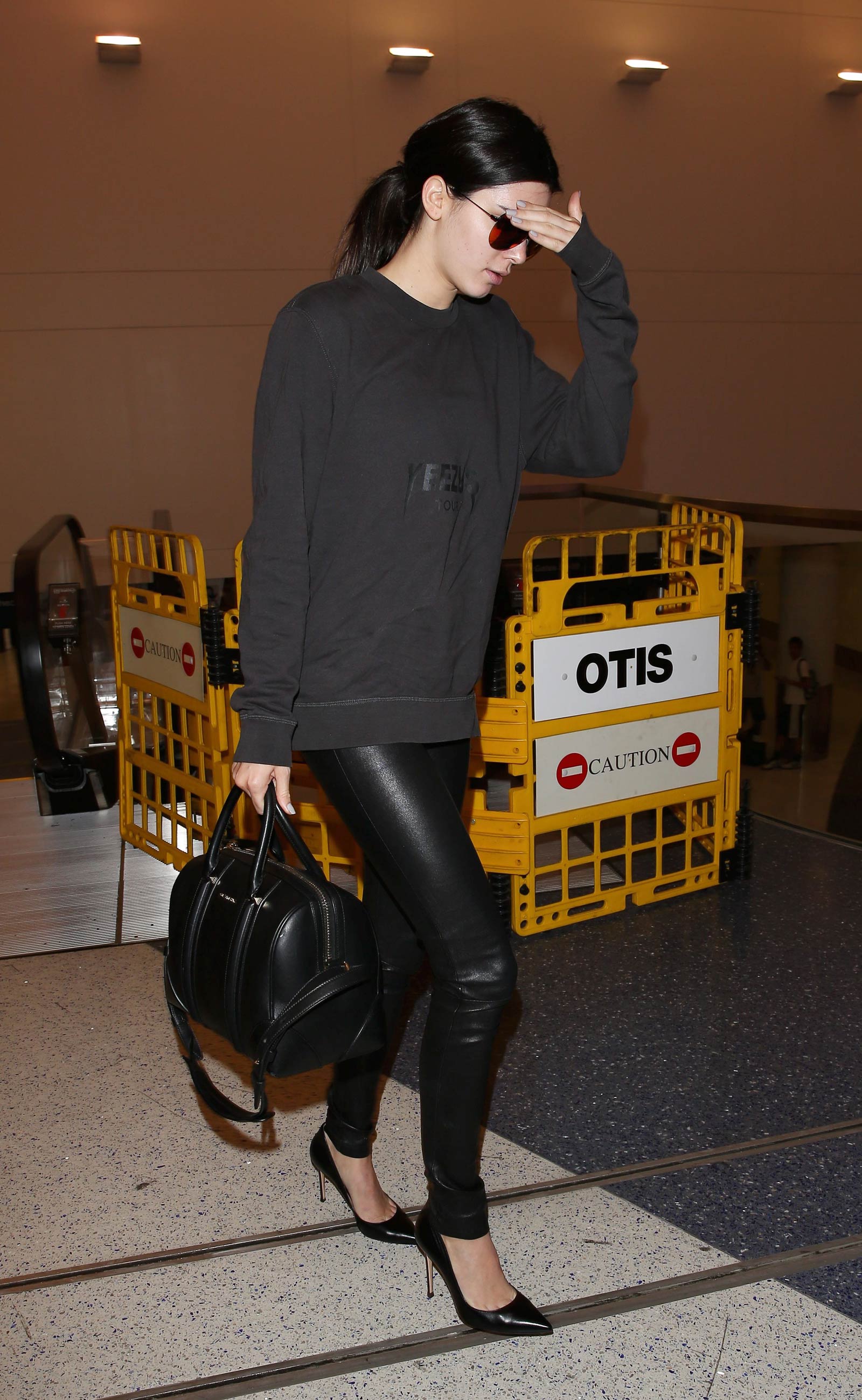 Kendall Jenner arrives at LAX Airport