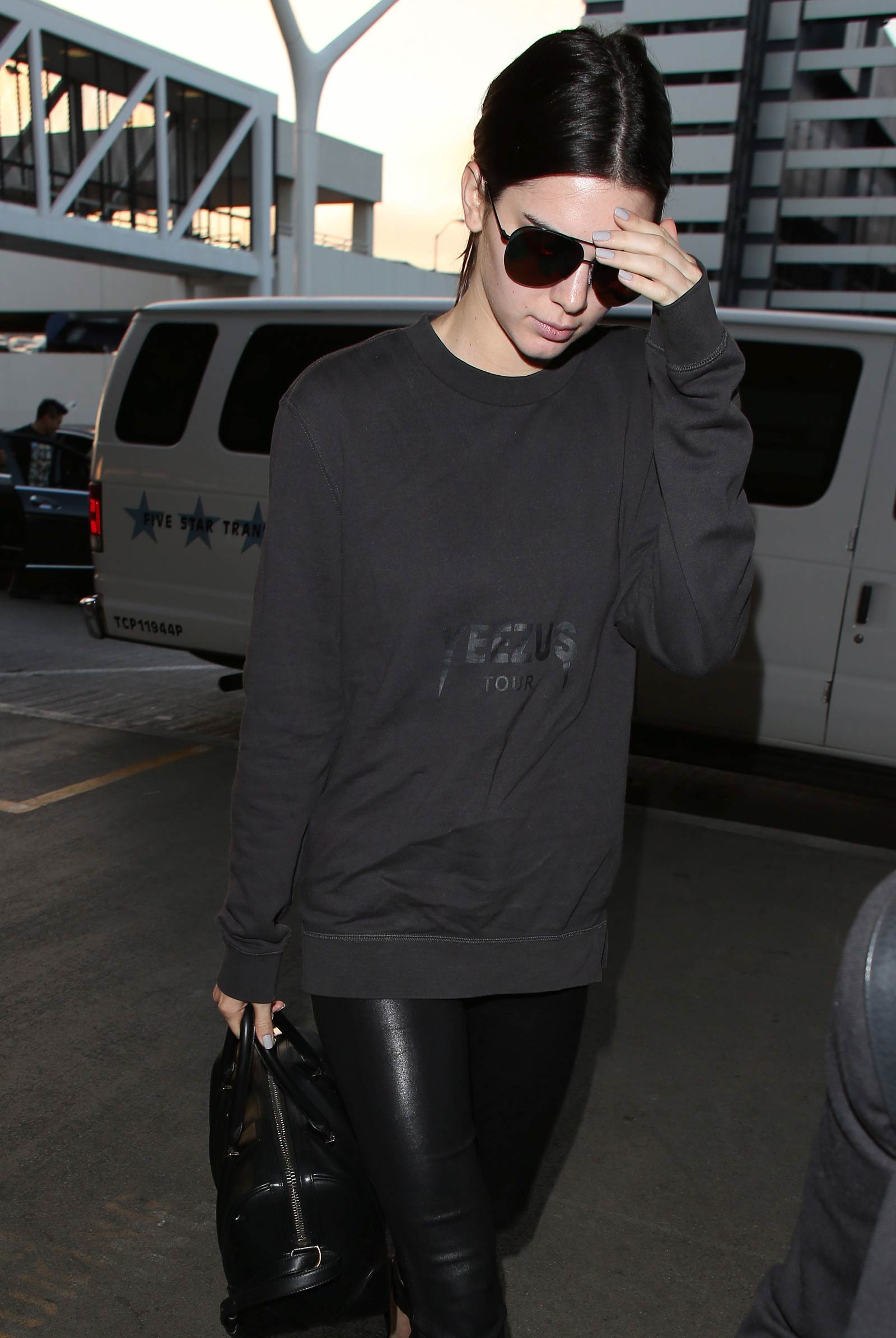 Kendall Jenner arrives at LAX Airport