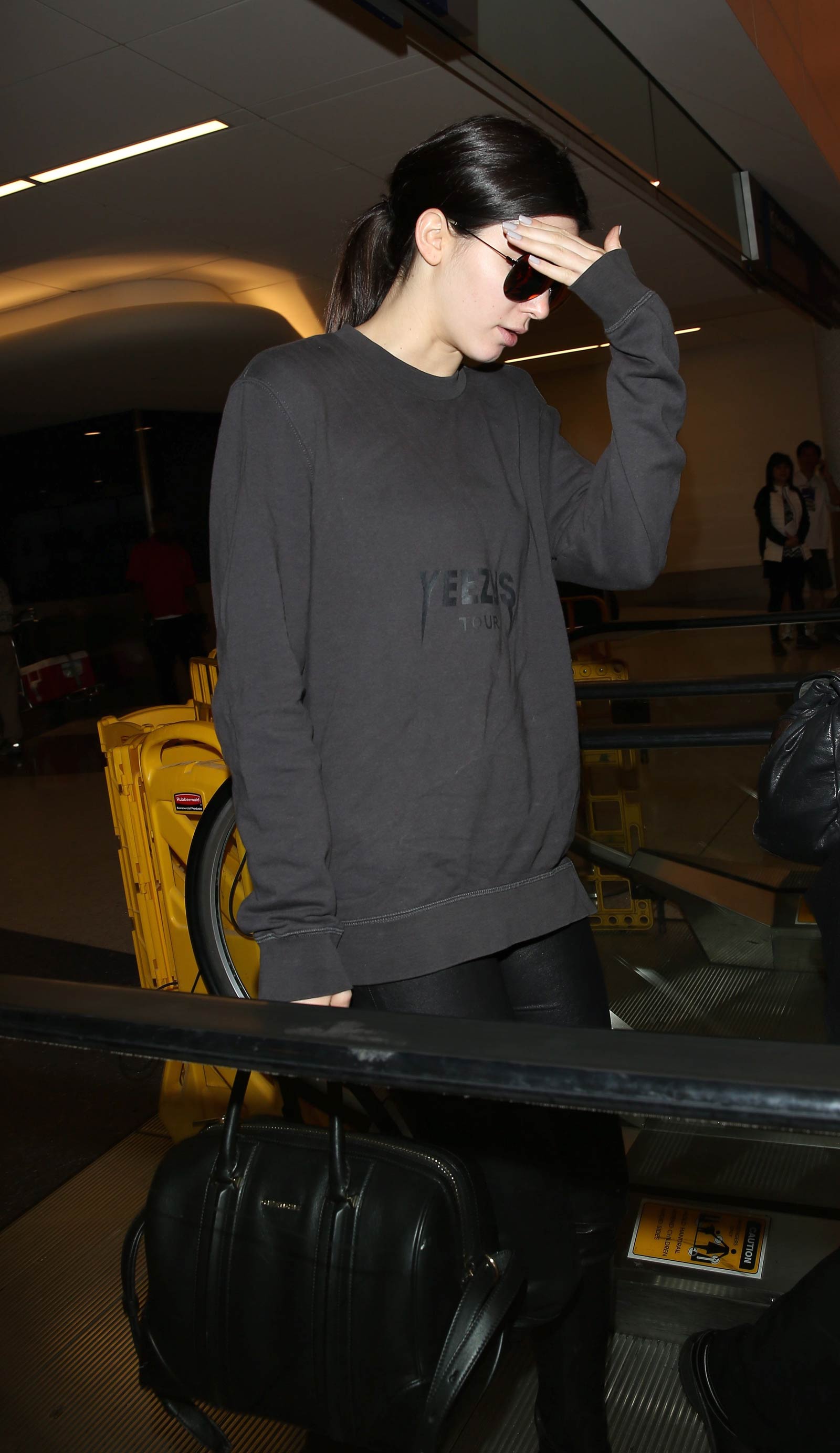 Kendall Jenner arrives at LAX Airport