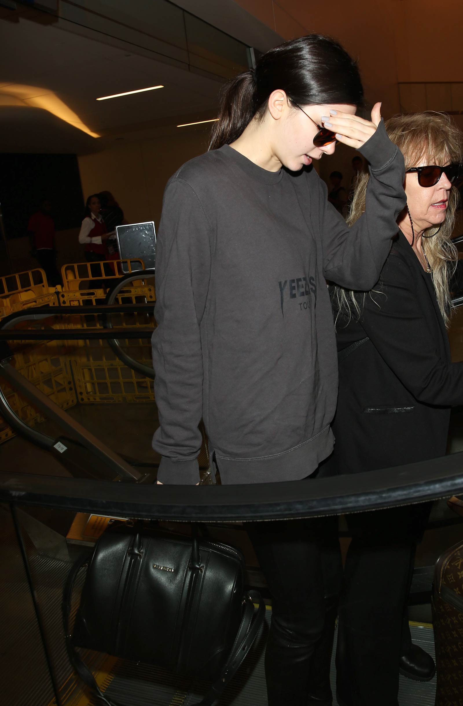 Kendall Jenner arrives at LAX Airport