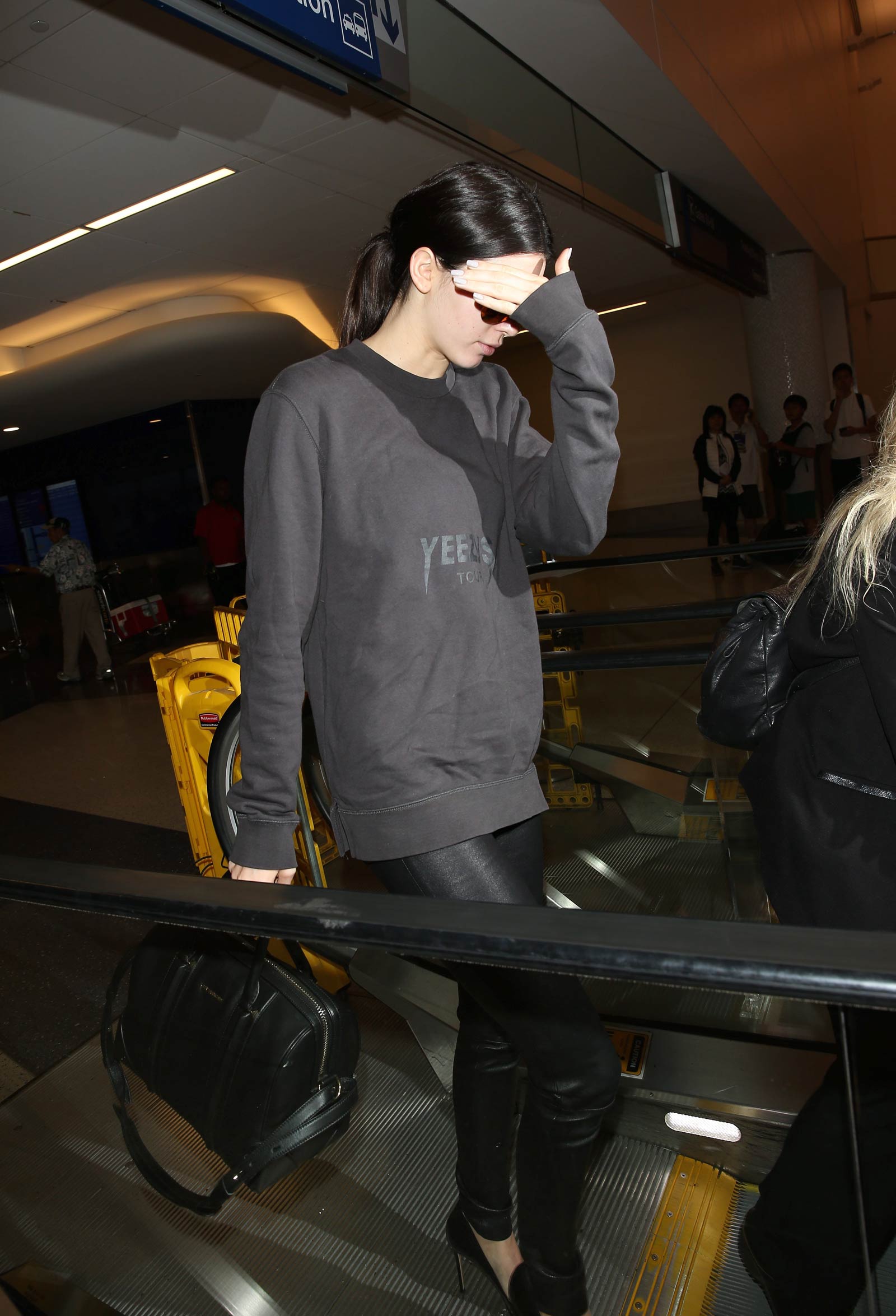 Kendall Jenner arrives at LAX Airport