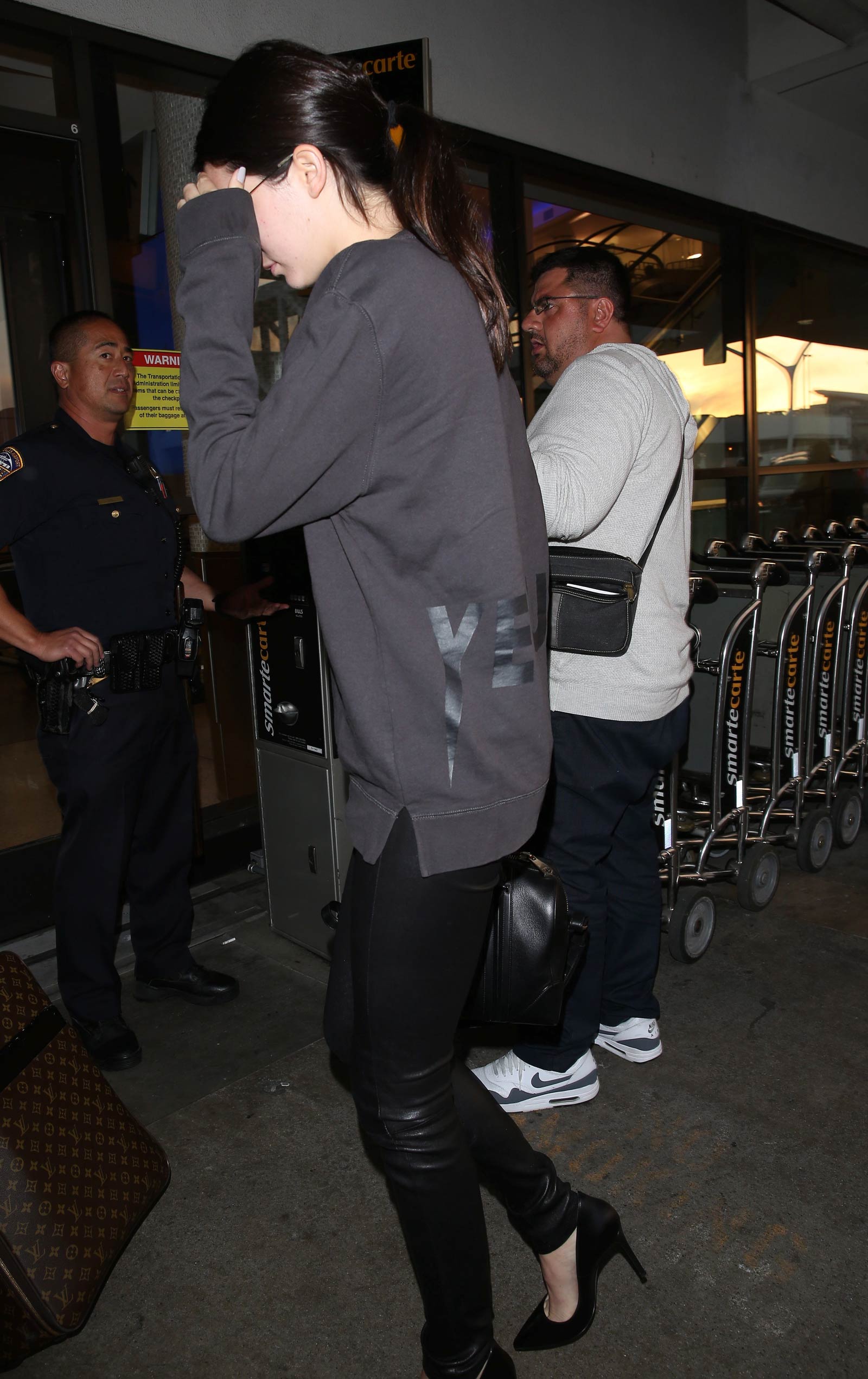 Kendall Jenner arrives at LAX Airport