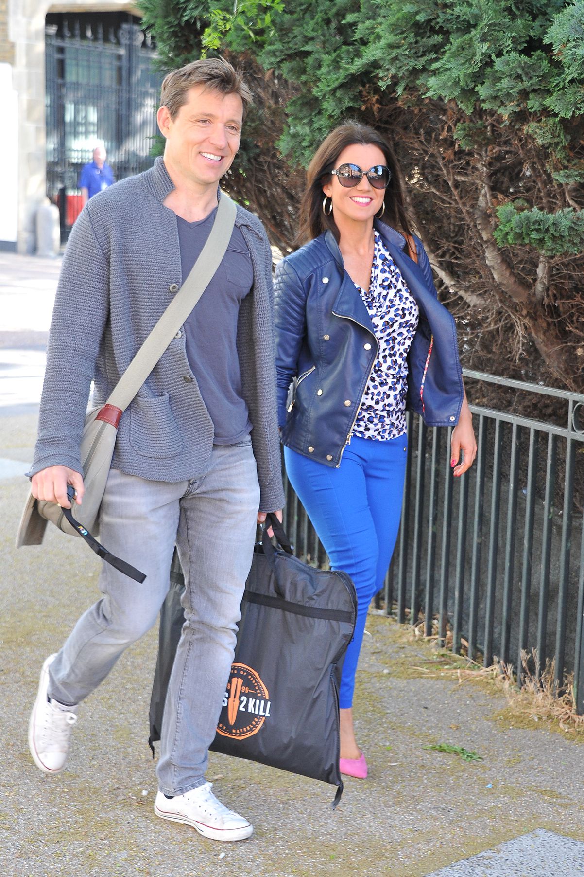 Susanna Reid outside Good Morning Britain Studios