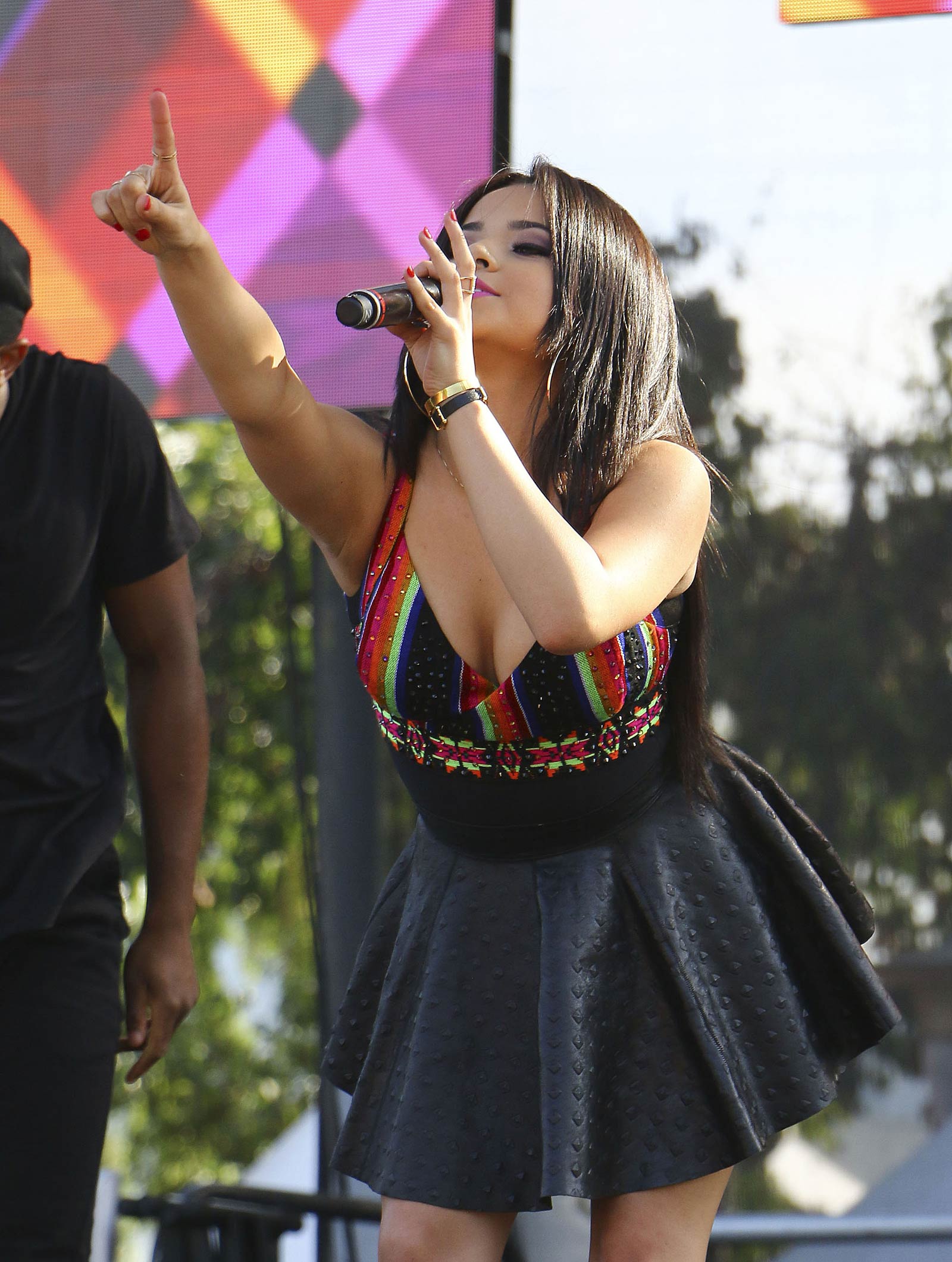 Becky G performs at LA Pride 2015