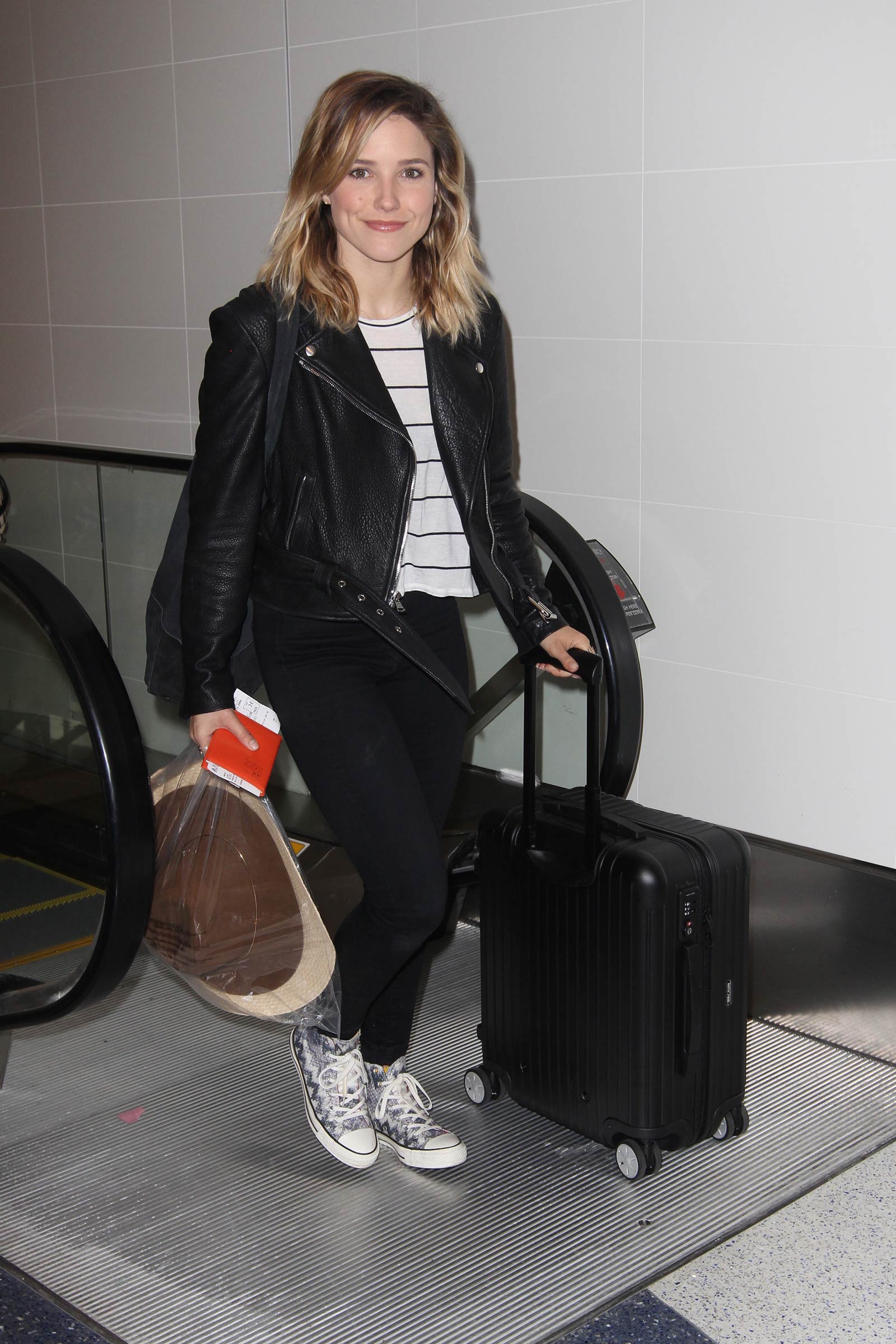 Sophia Bush at LAX airport in Los Angel