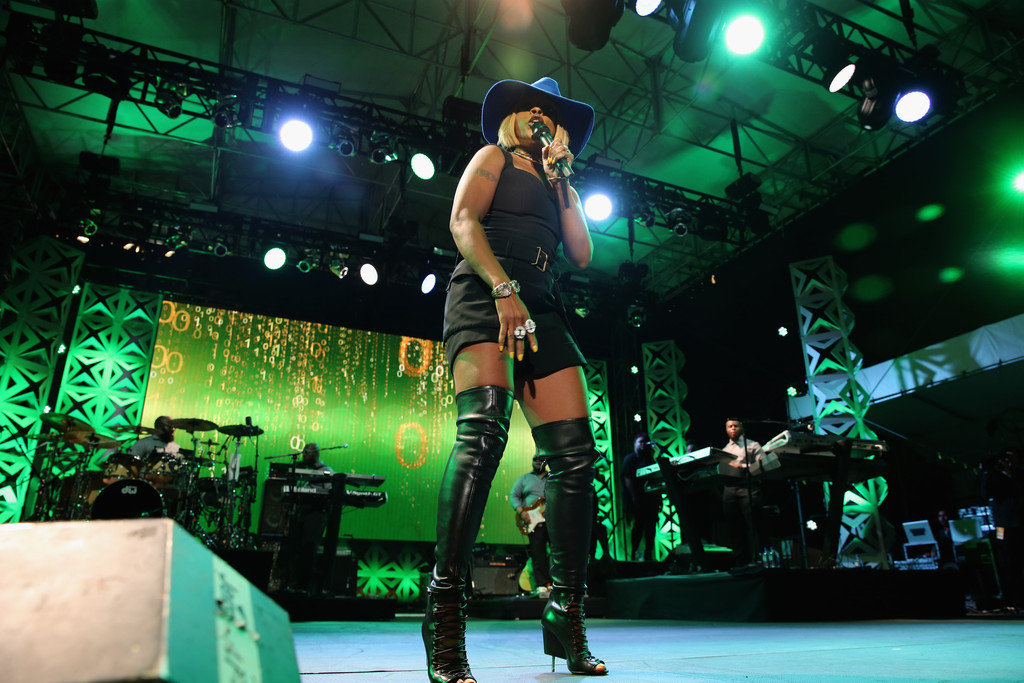 Mary J Blige performs at TIDAL X: MIA NYC