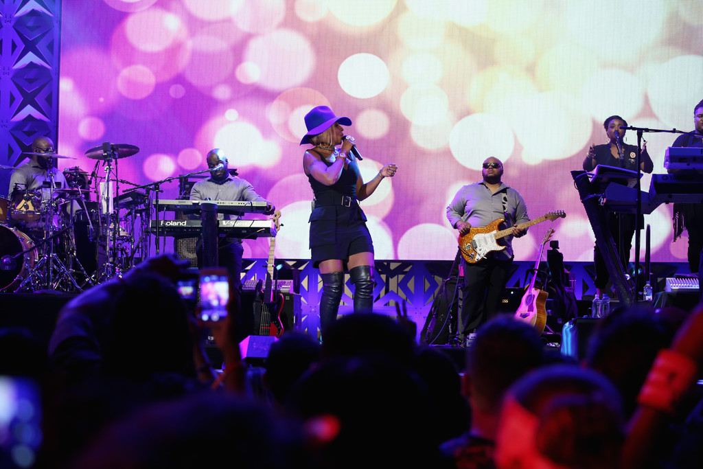 Mary J Blige performs at TIDAL X: MIA NYC