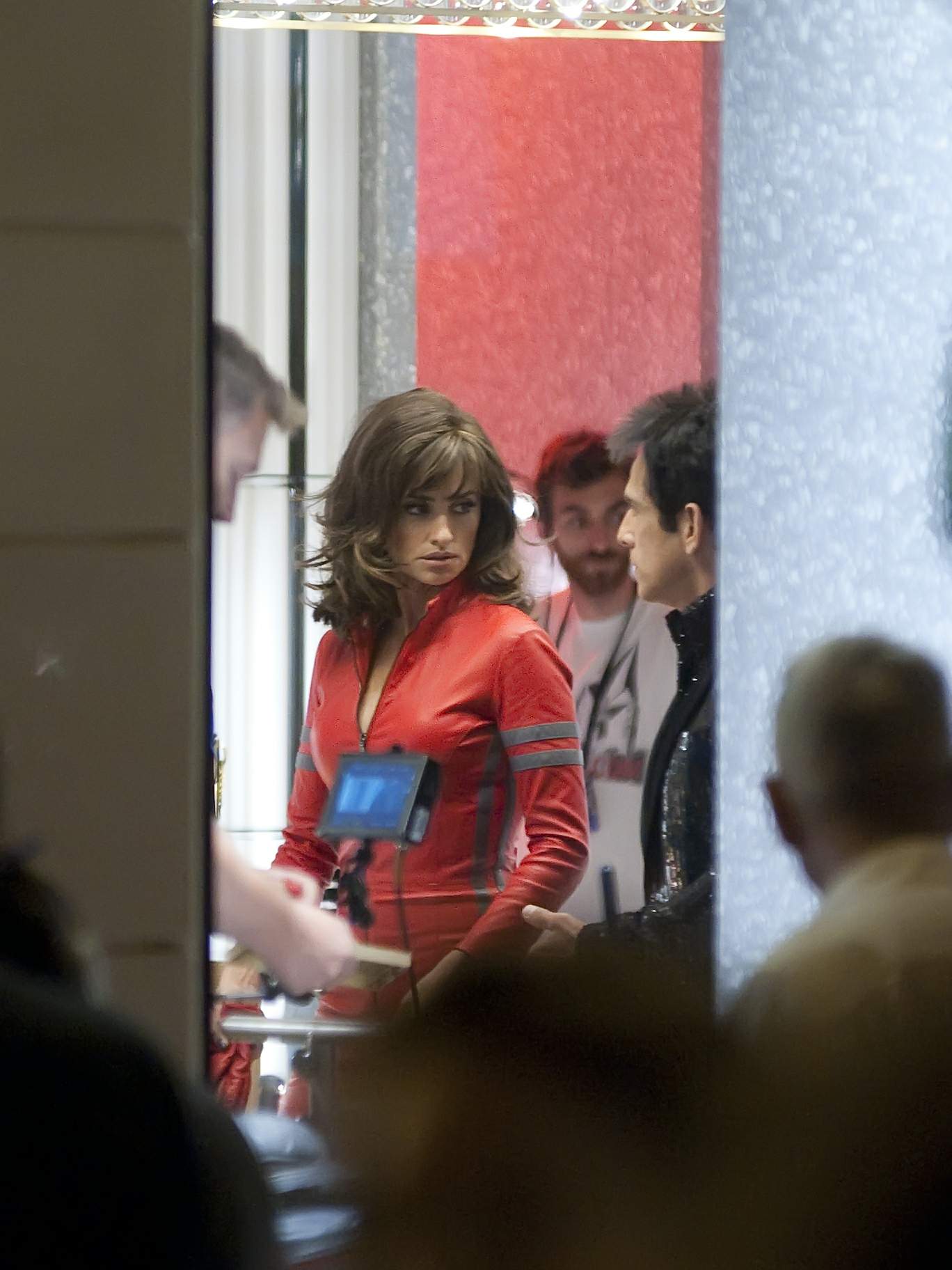 Penelope Cruz Filming scenes for Zoolander 2