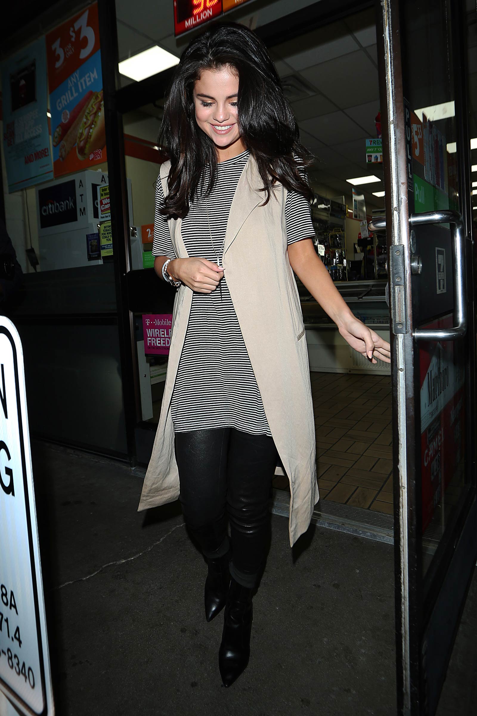 Selena Gomez stops at Seven Eleven in Los Angeles