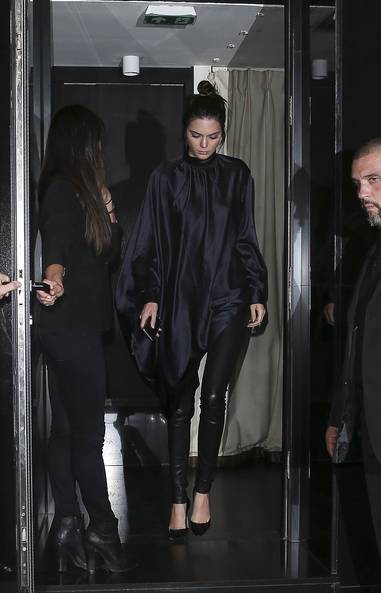 Kendall Jenner leaving Kinu Japanese Restaurant