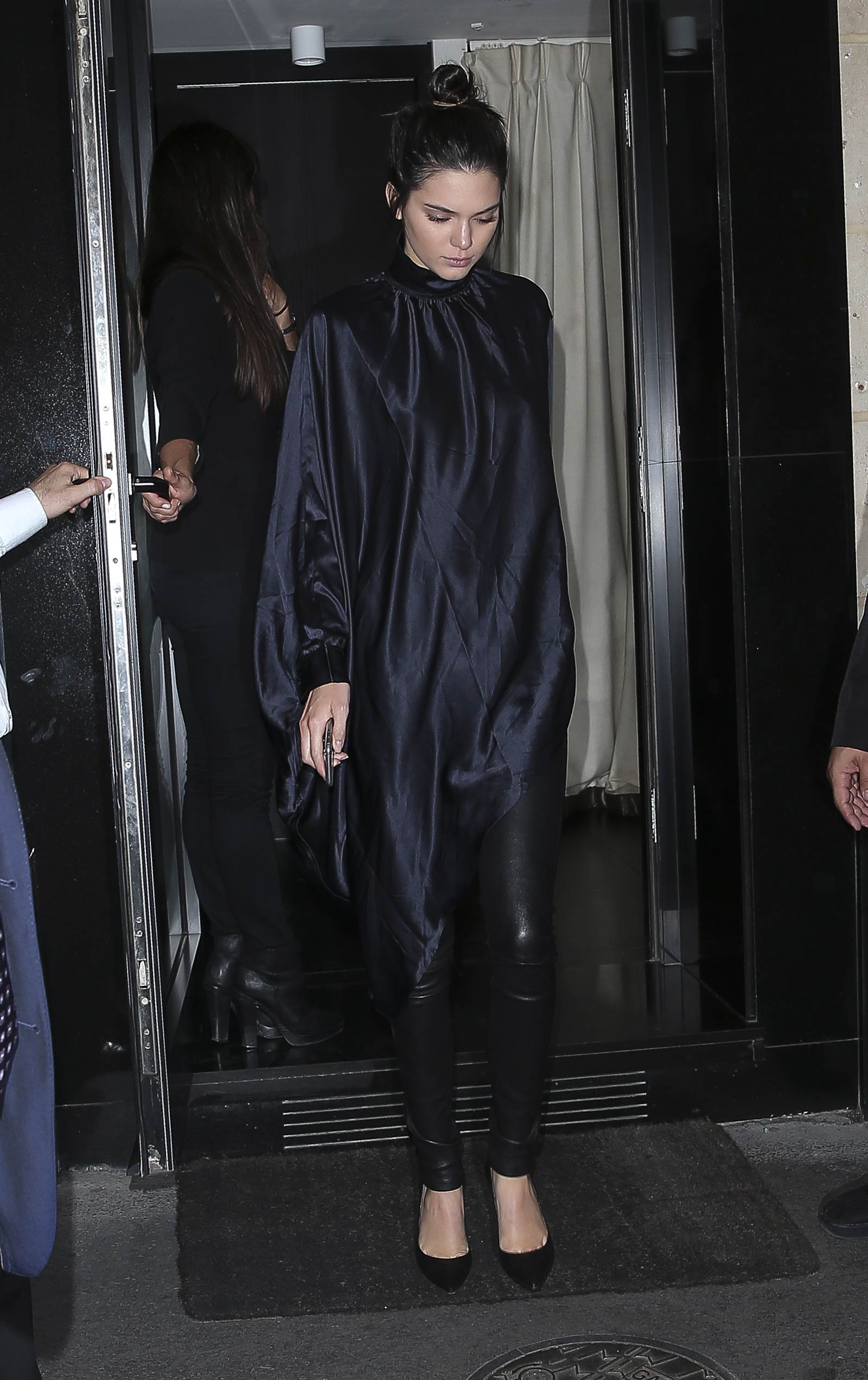 Kendall Jenner leaving Kinu Japanese Restaurant