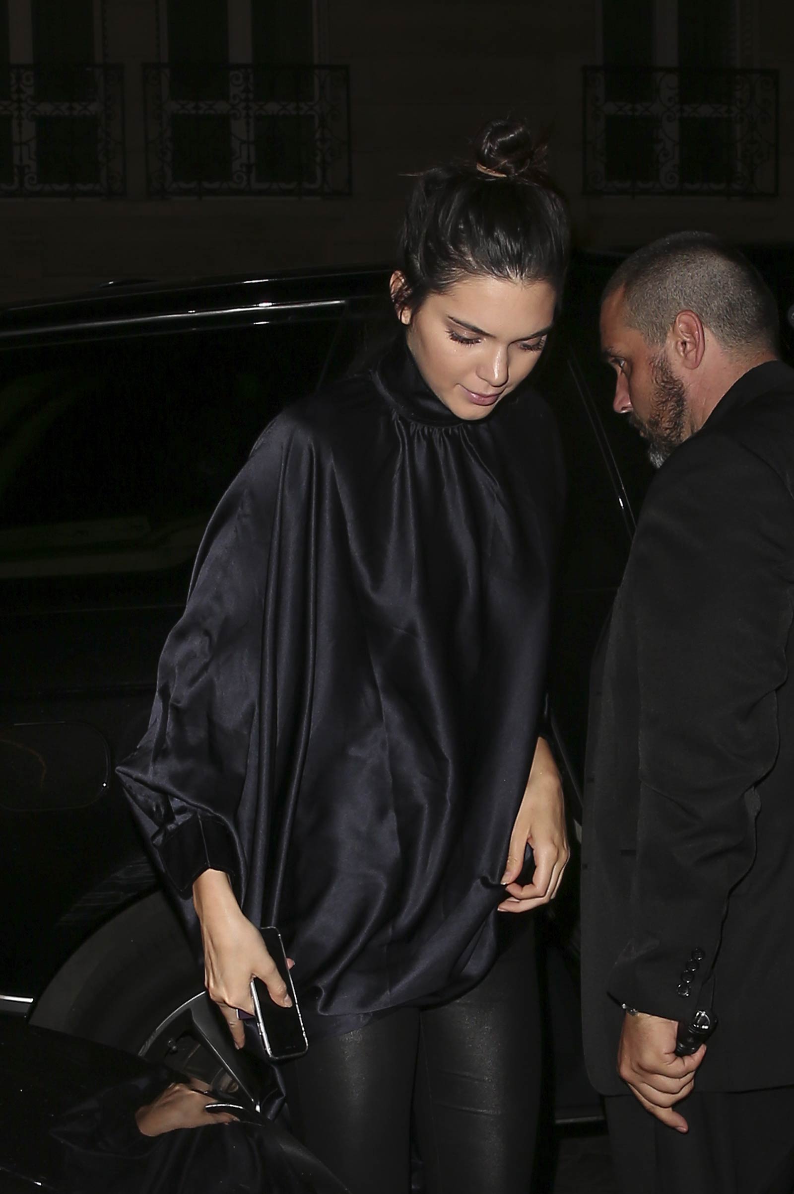 Kendall Jenner leaving Kinu Japanese Restaurant