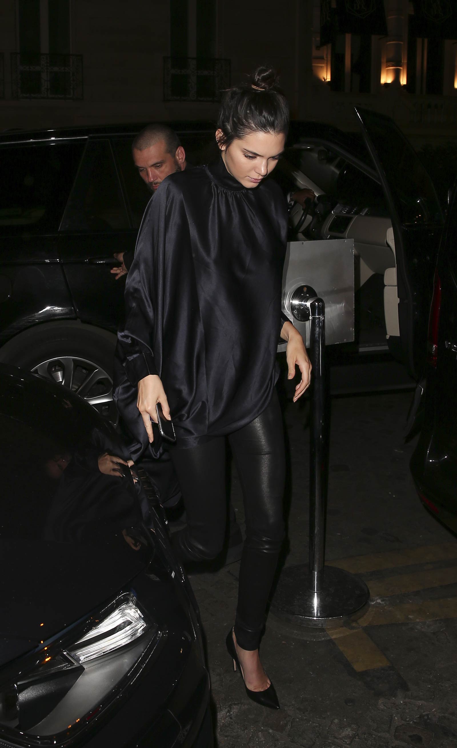 Kendall Jenner leaving Kinu Japanese Restaurant