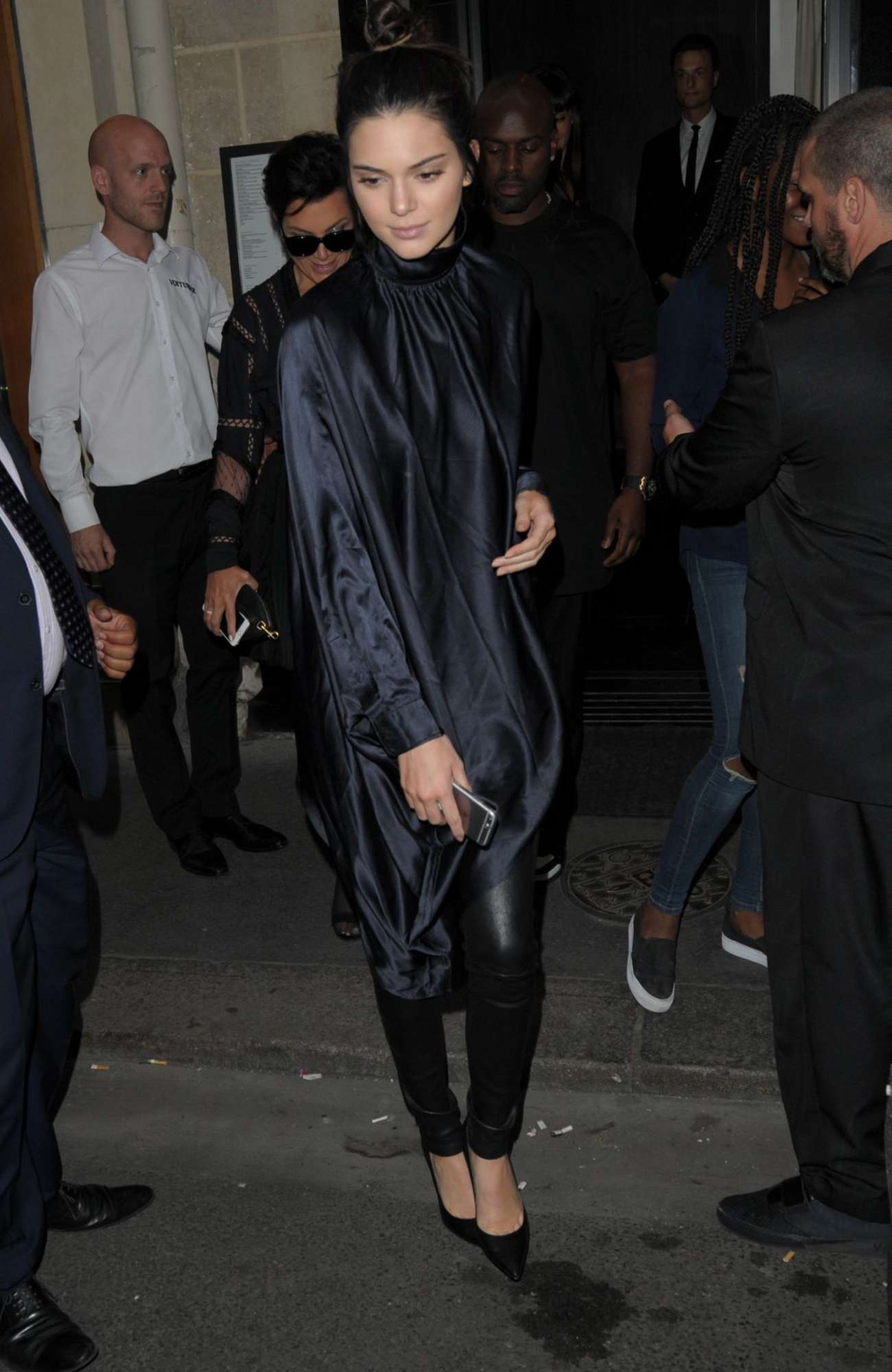 Kendall Jenner leaving Kinu Japanese Restaurant